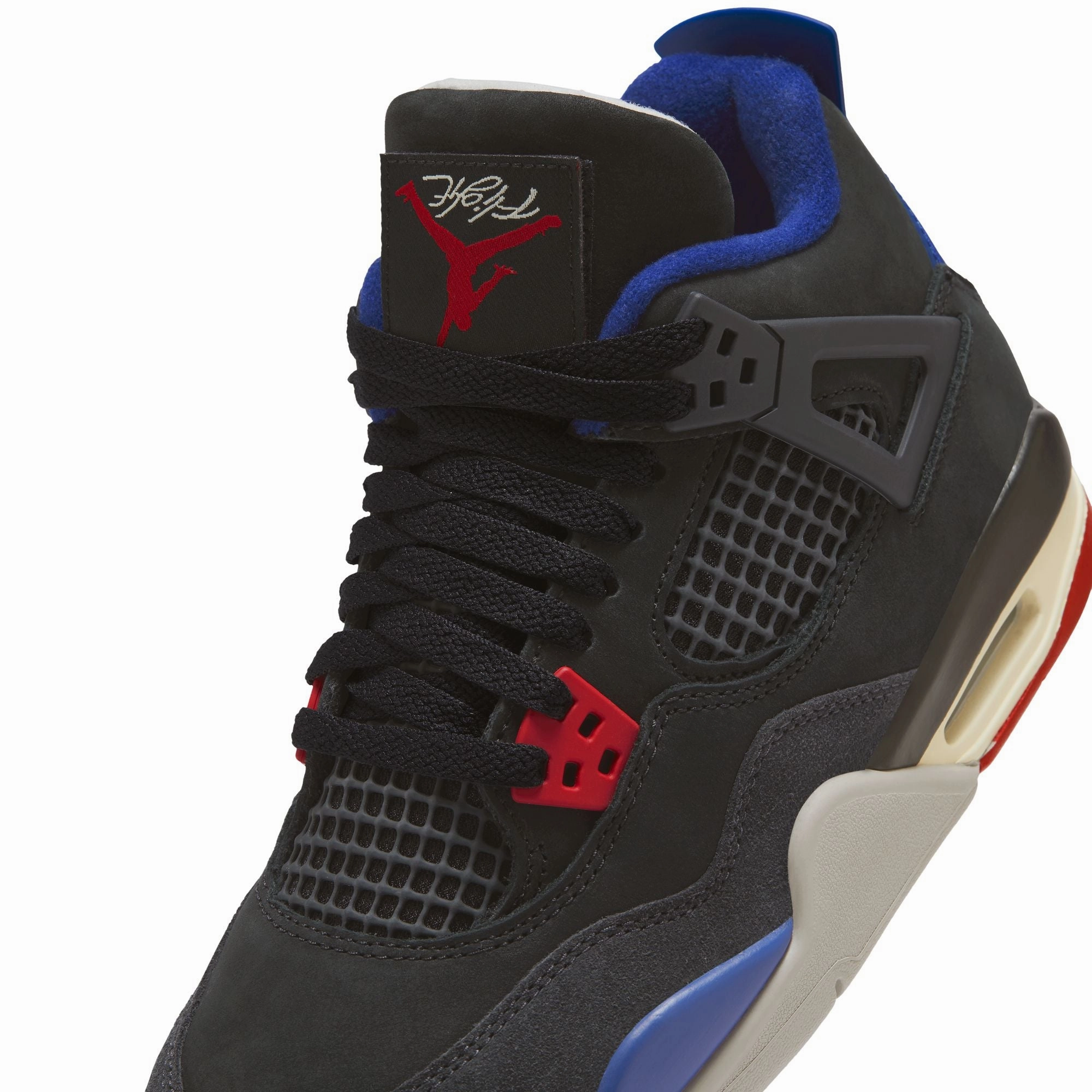 Air Jordan 4 Kids Retro "Rare Air" Shoes parade - themed running gear soft - foam sole shoes