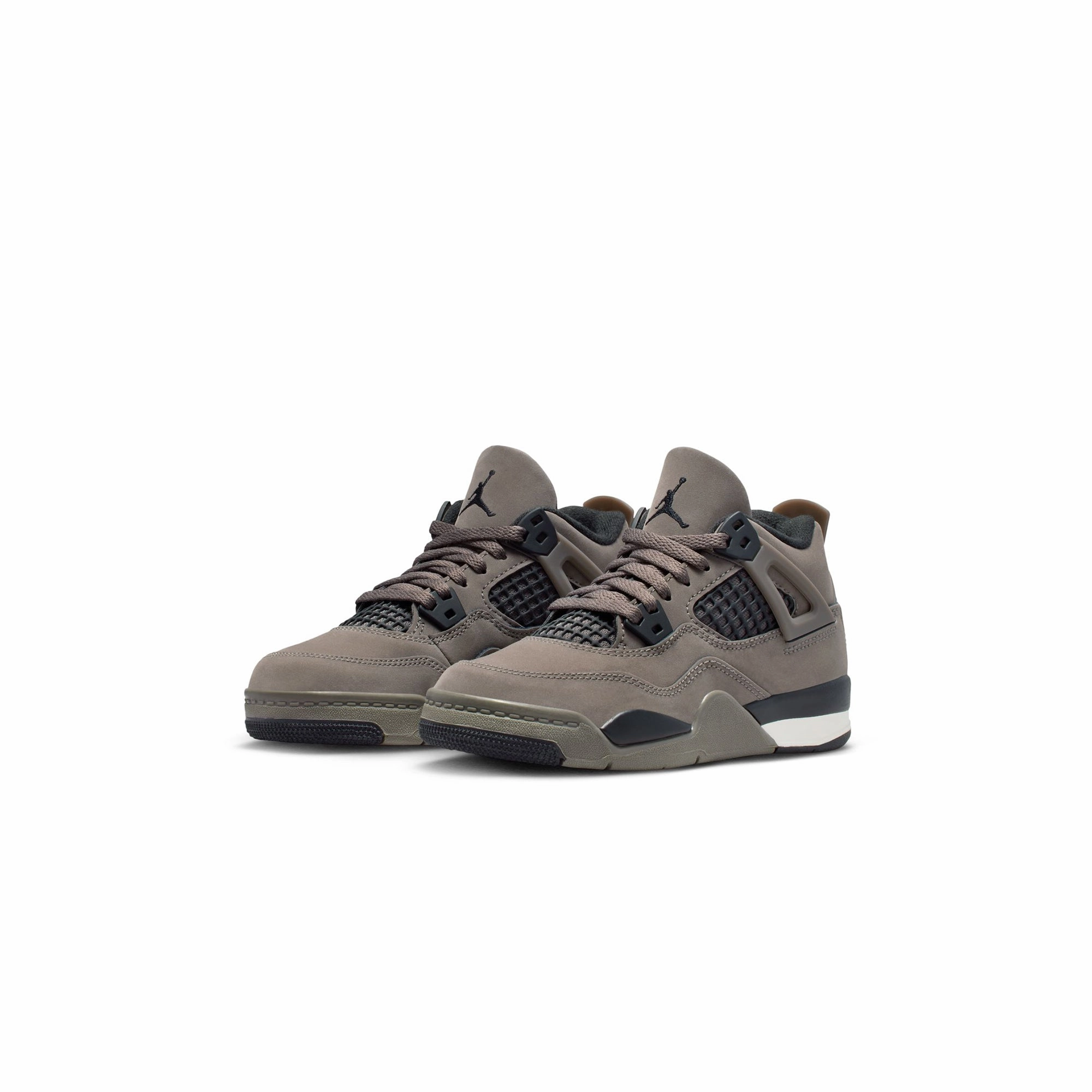 Air Jordan 4 Little Kids Retro "Cave Stone" Shoes Versatile Design