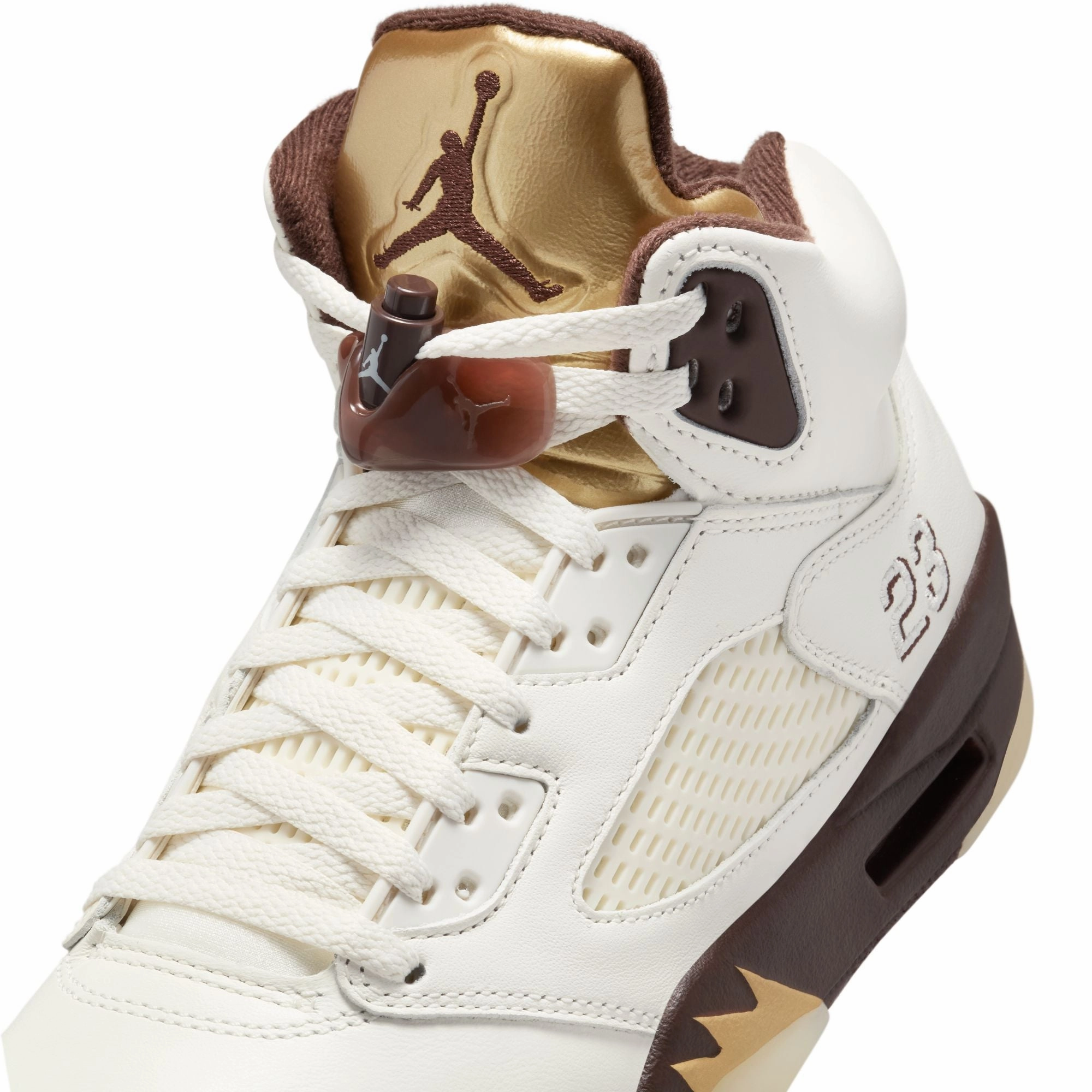 Air Jordan 5 Womens Retro "Earth" Shoes Cushioned Ankle Collar