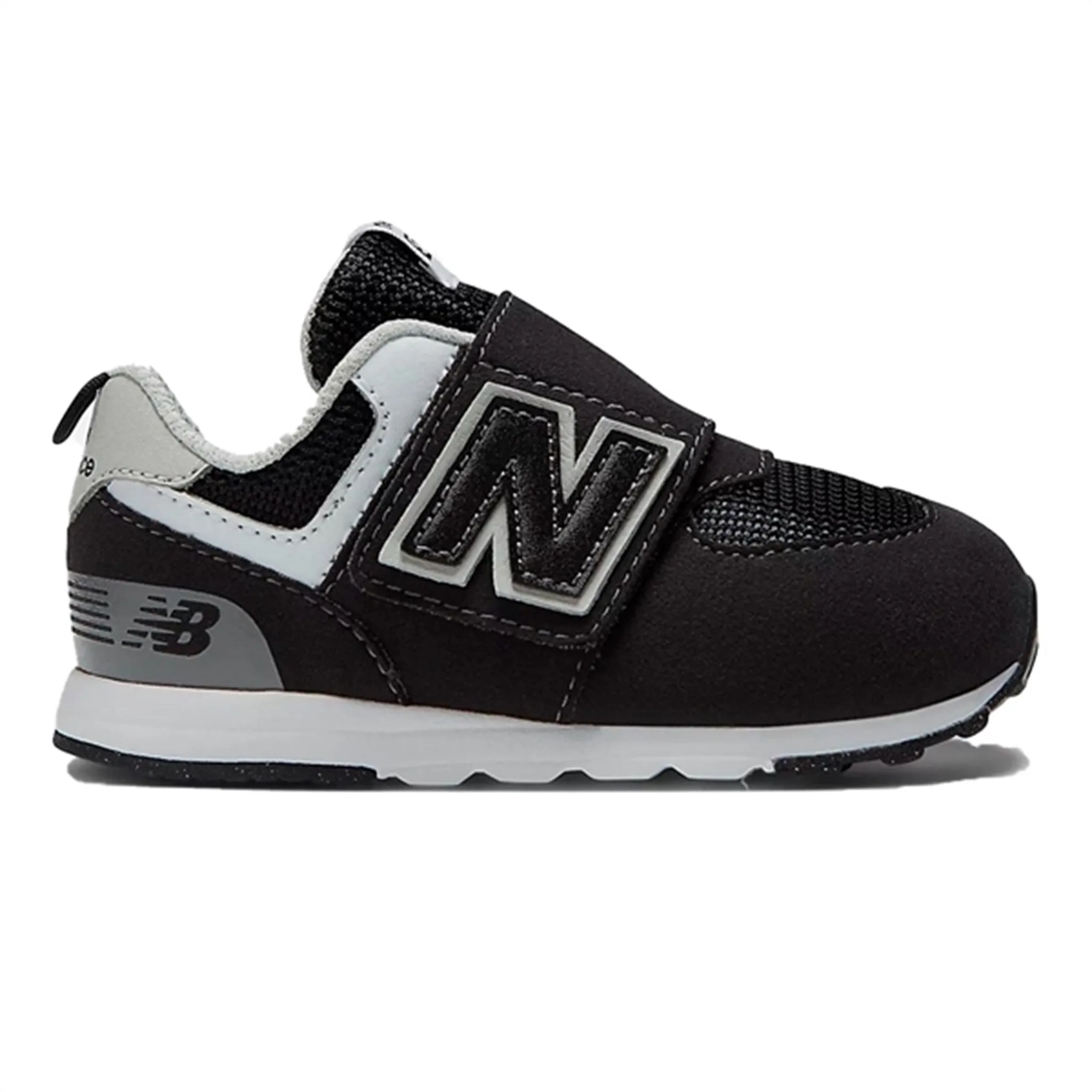 Micro Perforation Balanced Fit New Balance 574BK Black Sneakers