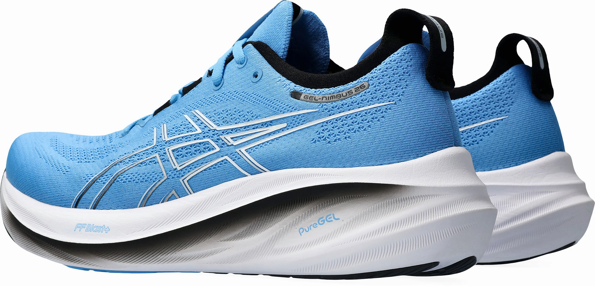 Asics Gel Nimbus 26 Mens Running Shoes - Blue summer running shoes