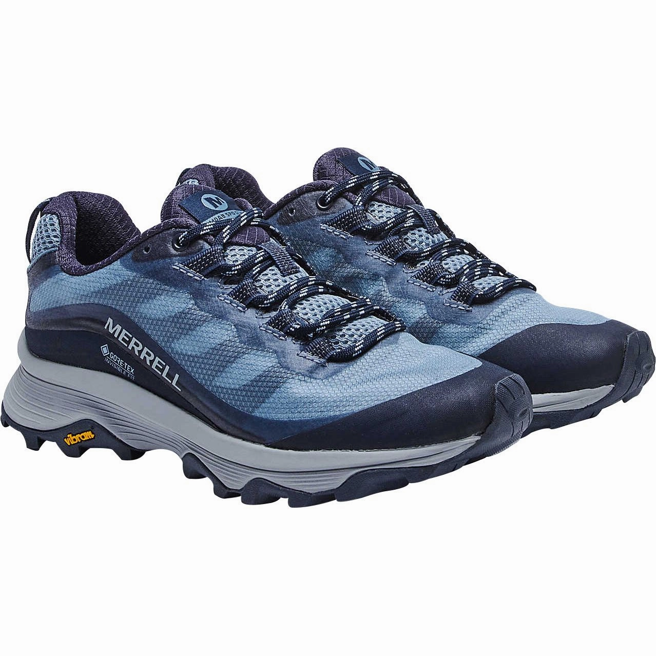 Merrell Moab Speed GORE-TEX Womens Walking Shoes - Blue Arch contour shoe brand improvement