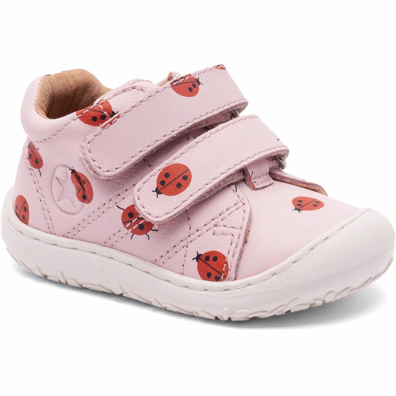 Bisgaard Lady Bugs Barefoot Hale V First Step Shoe Range Jog