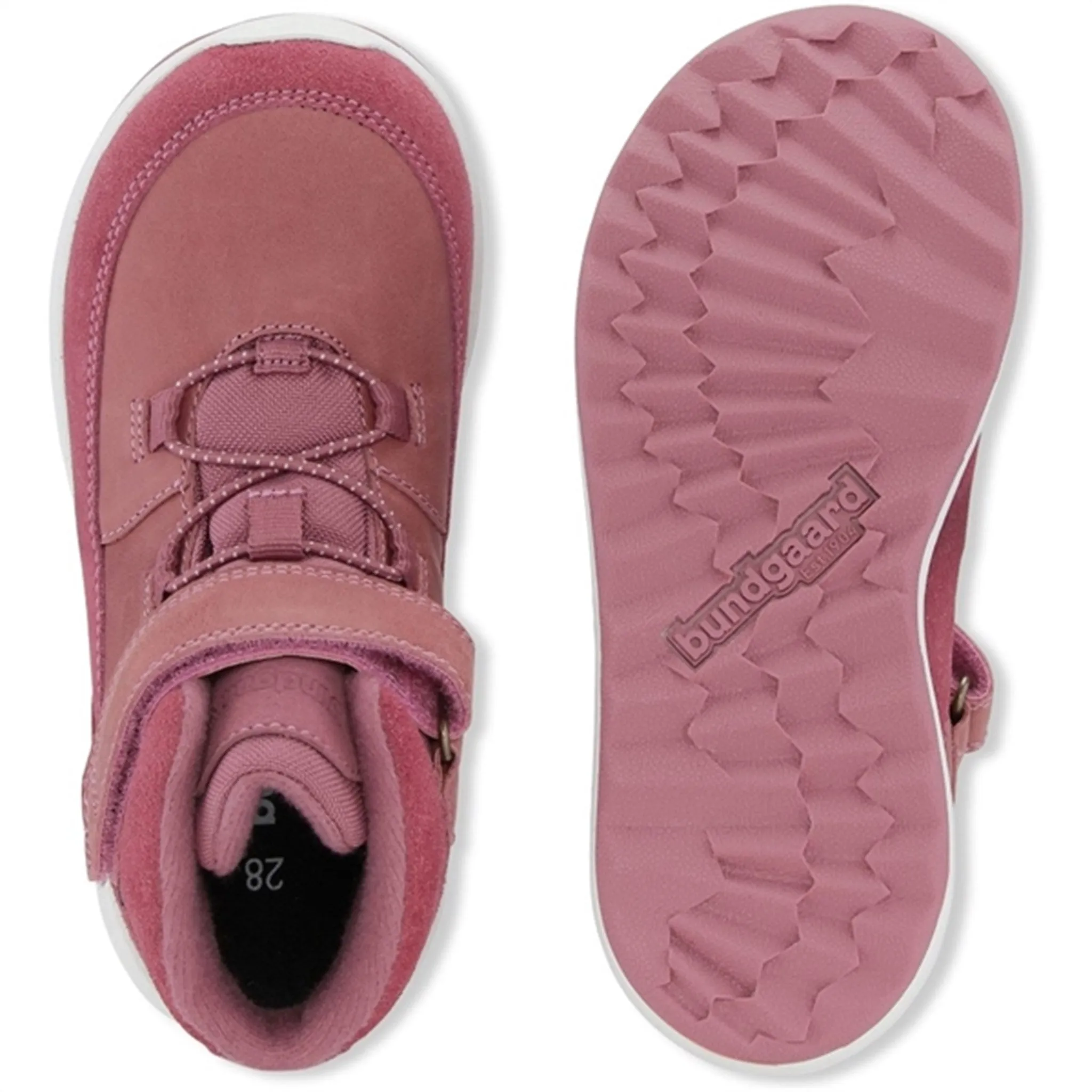 Durable Lacing System Ankle padding Bundgaard Dylan Lace Tex Shoes Dark Rose WS