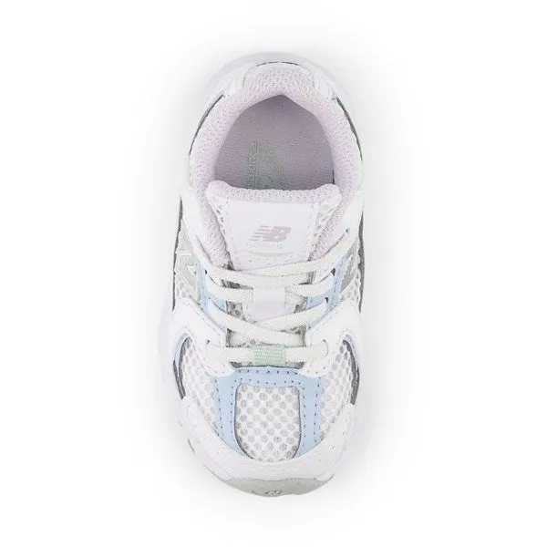New Balance 530 Kids Bungee Lace Sneakers White Air Light