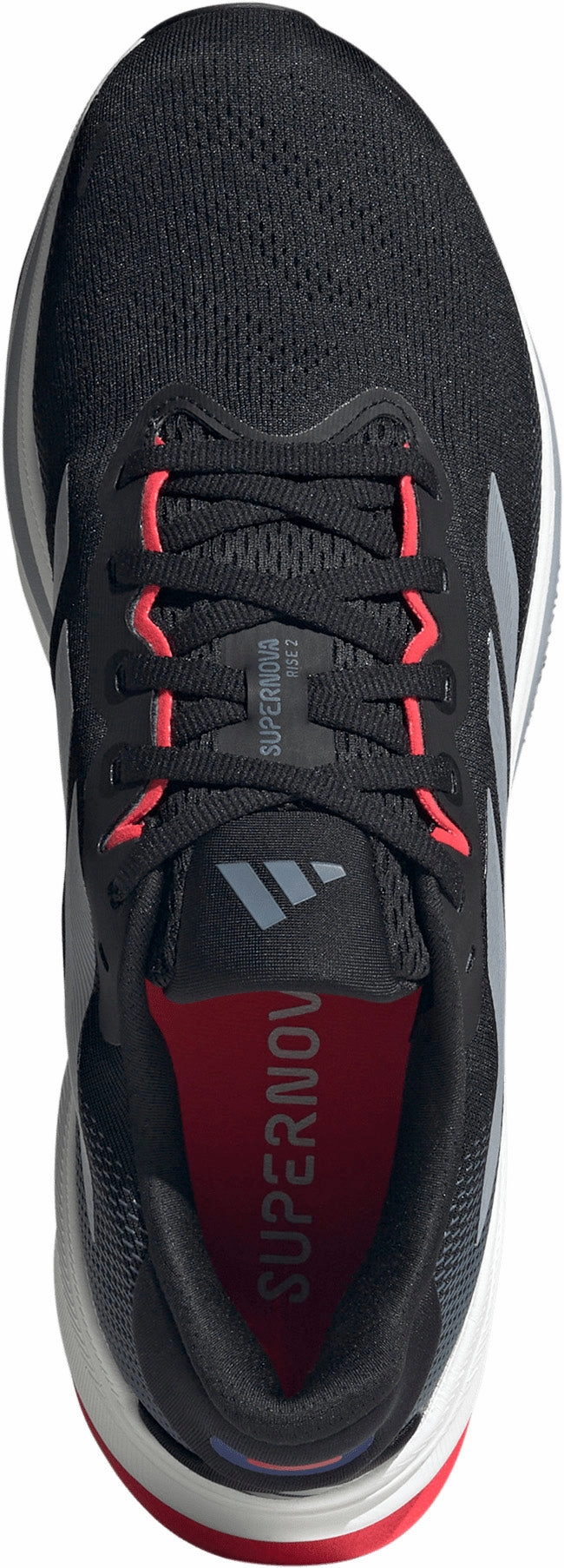 adidas Supernova Rise 2 Mens Running Shoes - Black running cadence day - visibility shoes
