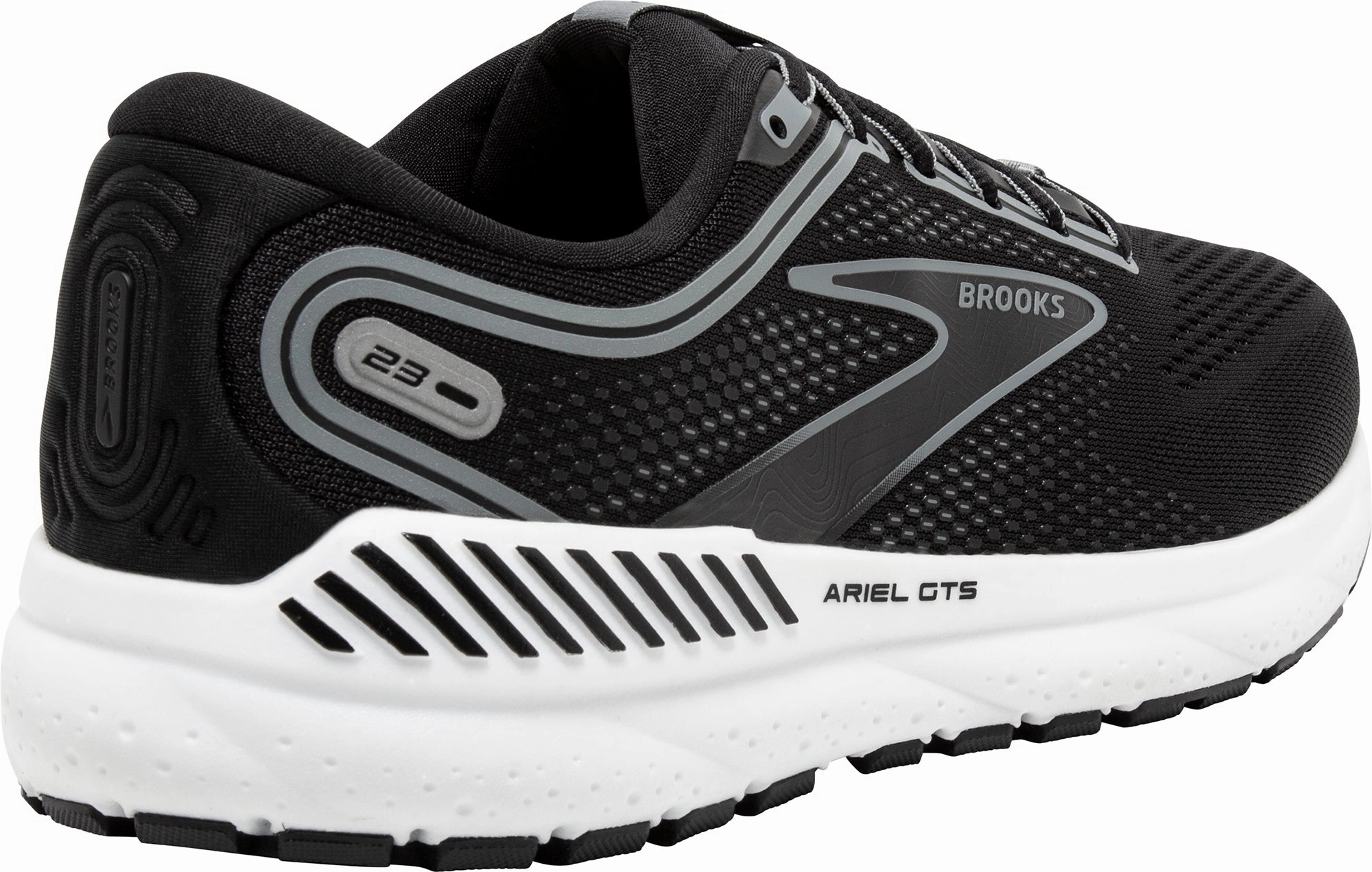 Brooks Ariel GTS 23 Womens Running Shoes - Black modular shoes Asymmetric Collar Padding