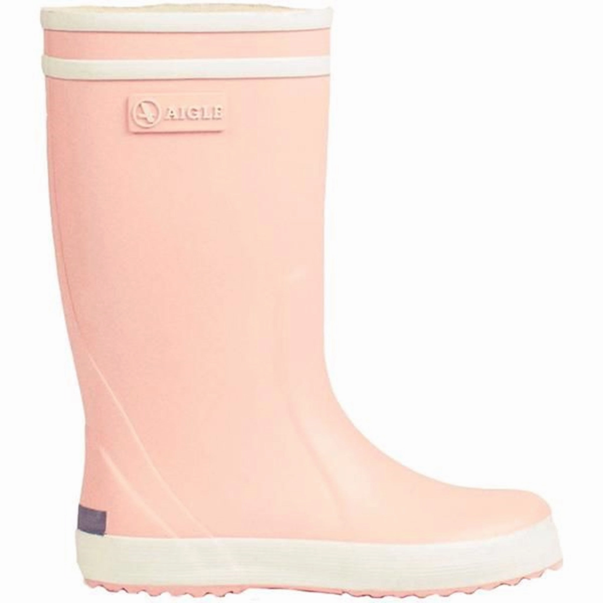 Aigle Lolly Pop Wellies Powder Rose Flexible Movement Bootie Cut