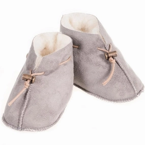 Performance Fit Beach Ready Slip Alwero Baby Slippers Emo Velours Light Grey