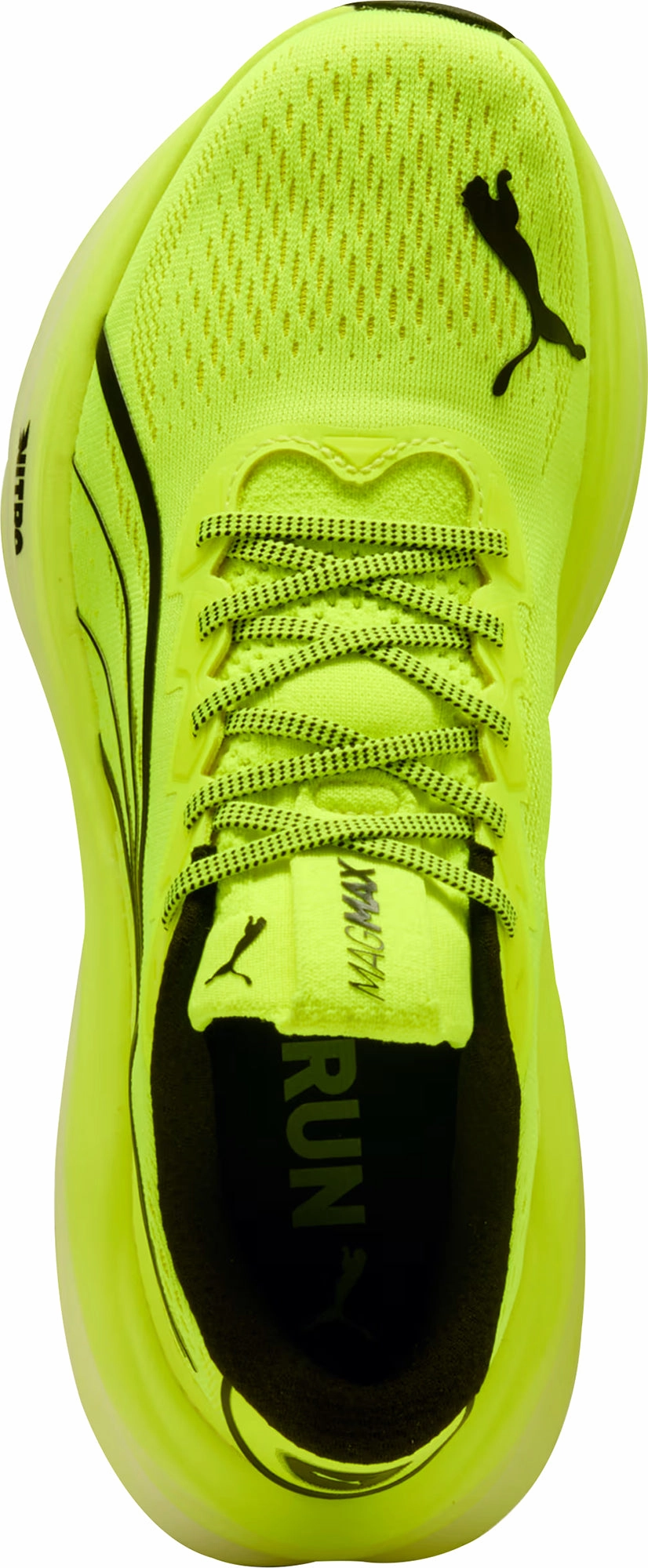 Puma MagMax Nitro Mens Running Shoes - Yellow Multi Density Cushion