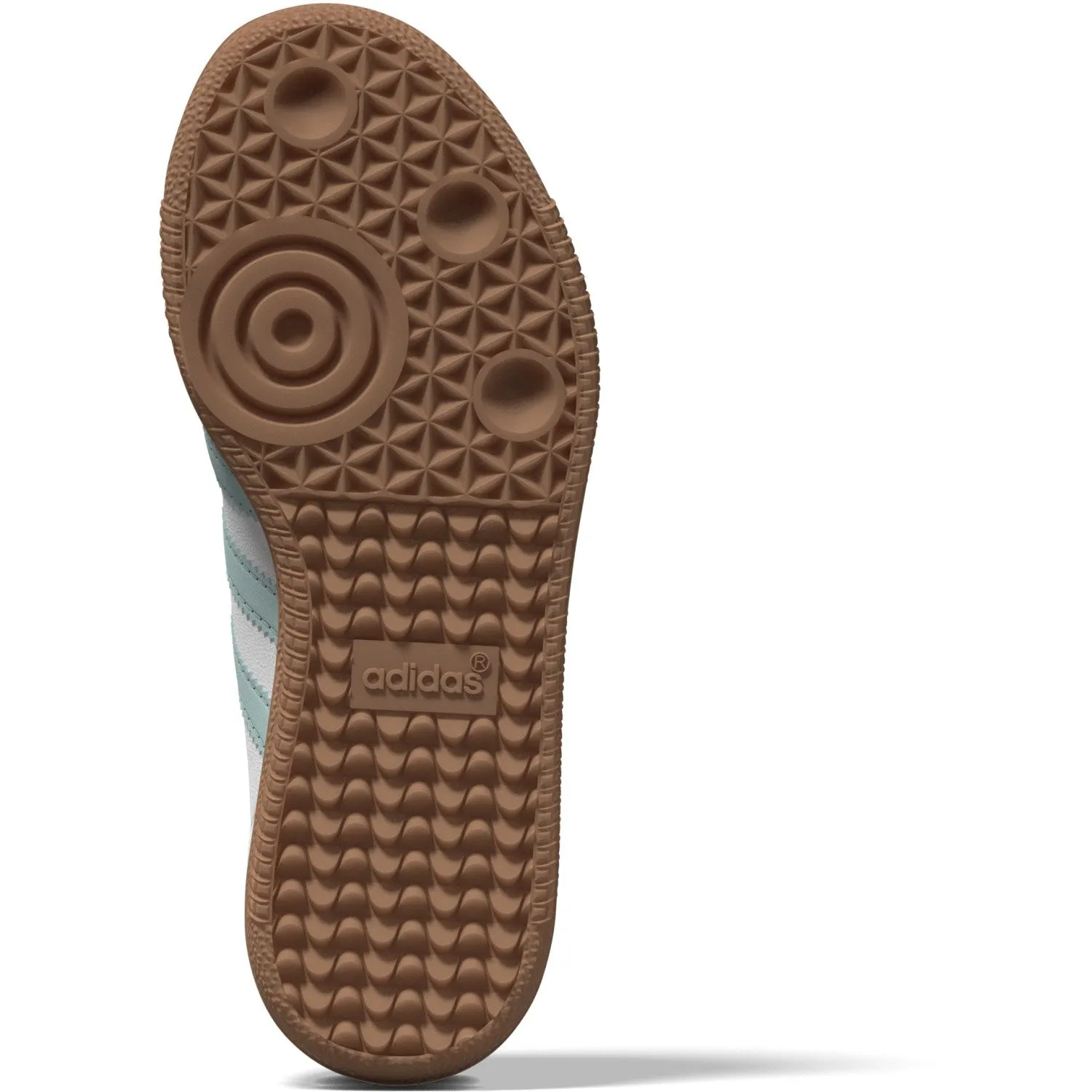 adidas Originals Ftwr White/Semi Flash Aqua/Gum 3 Samba Og C Sneakers Comfortable Heel Ultra Durable Midsole