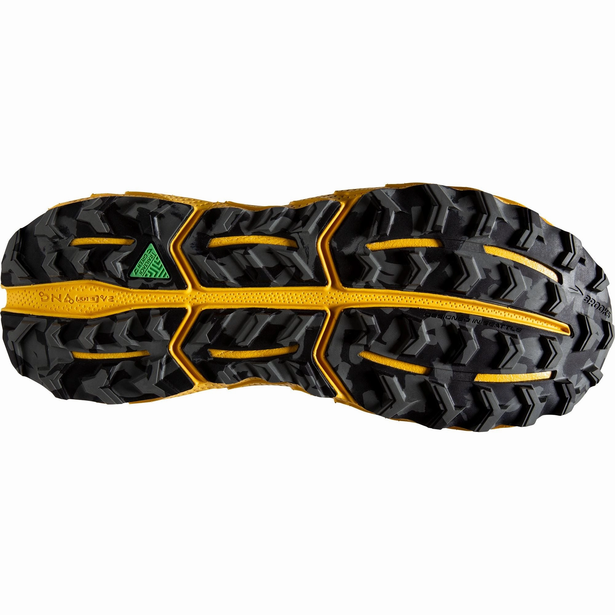 Flexible Traction customizable shoe modification Brooks Cascadia 17 Mens Trail Running Shoes - Grey