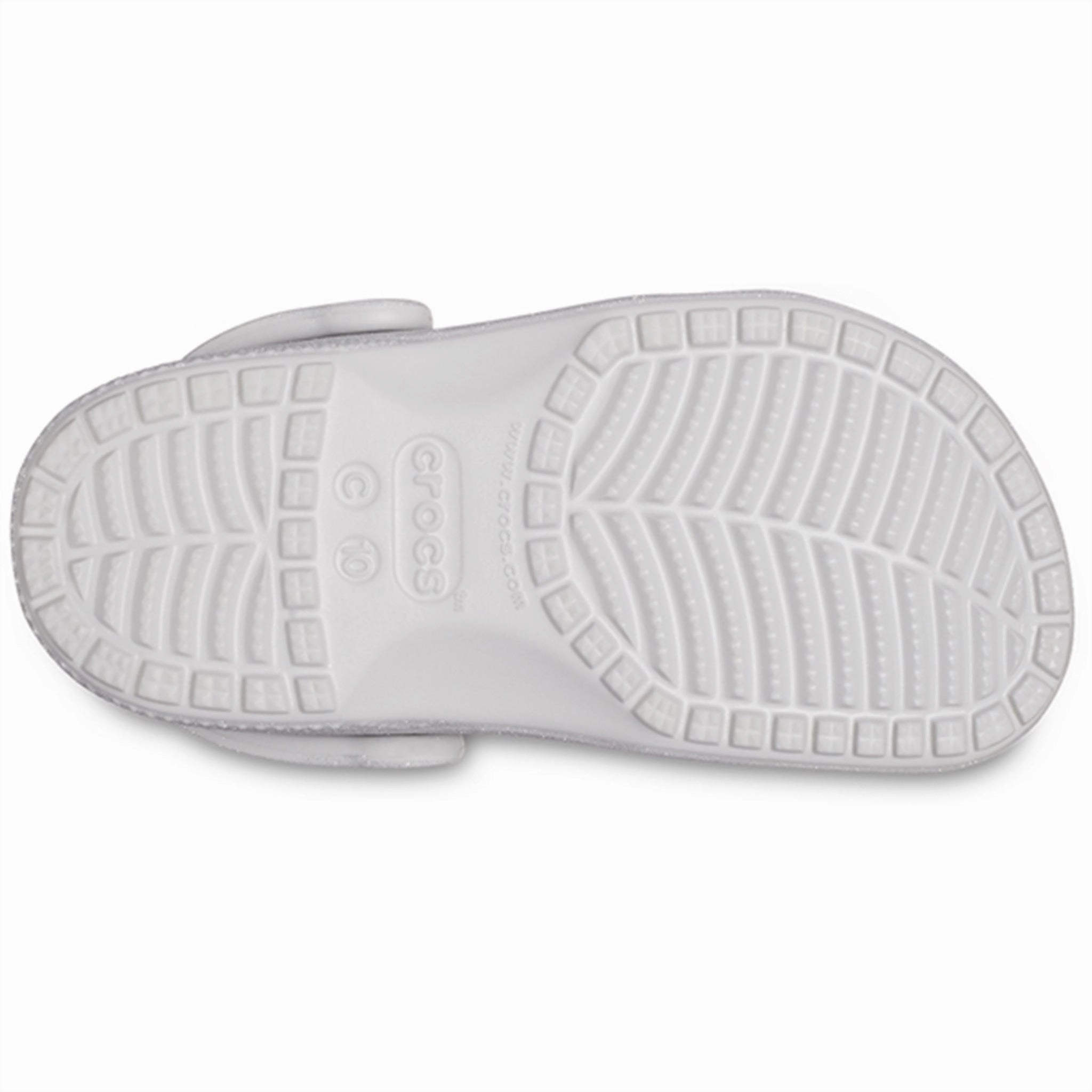 Ergonomic Design Universal Look Crocs Classic Glitter Clog Silver Glitter