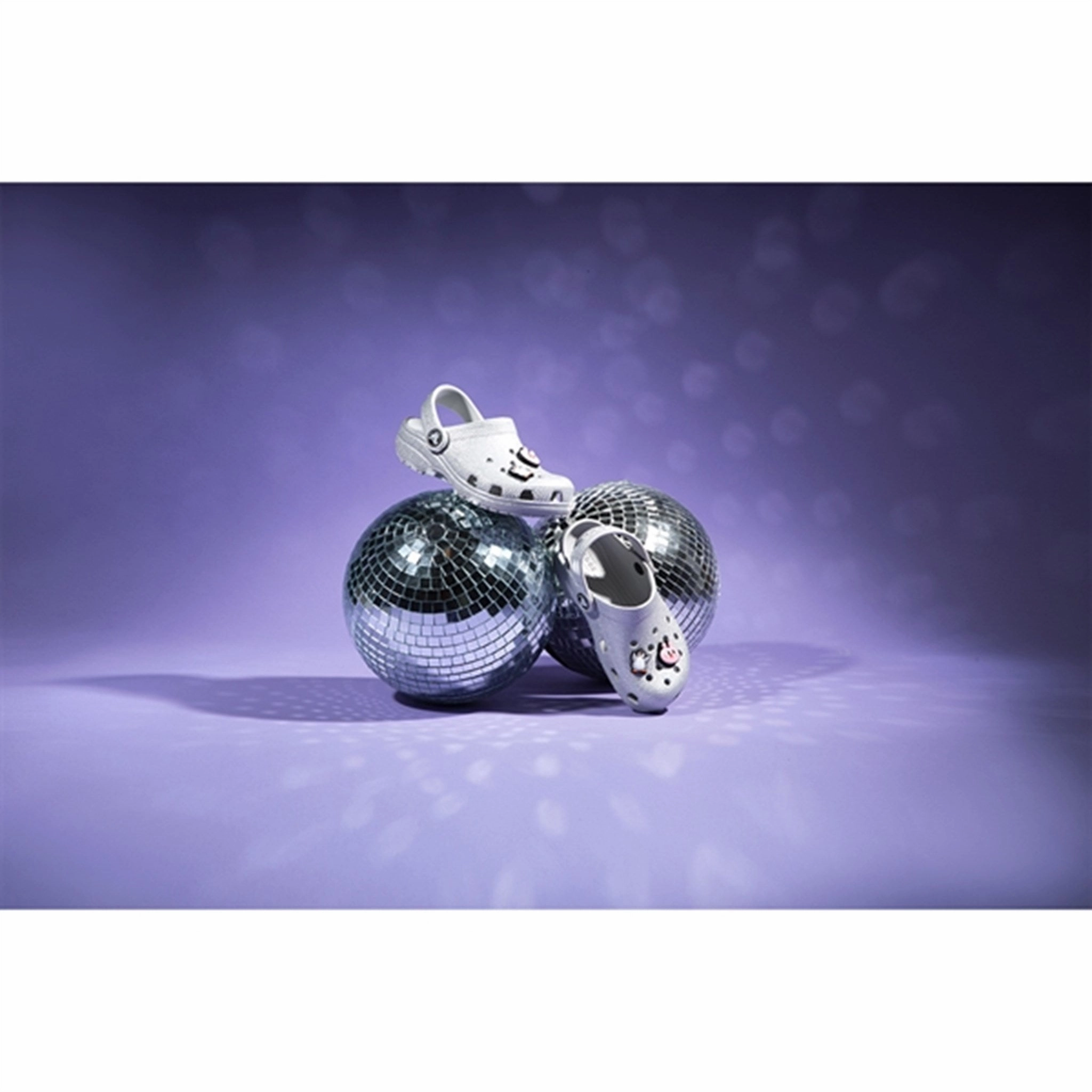 Chic Vibe Crocs Classic Glitter Clog Silver Glitter