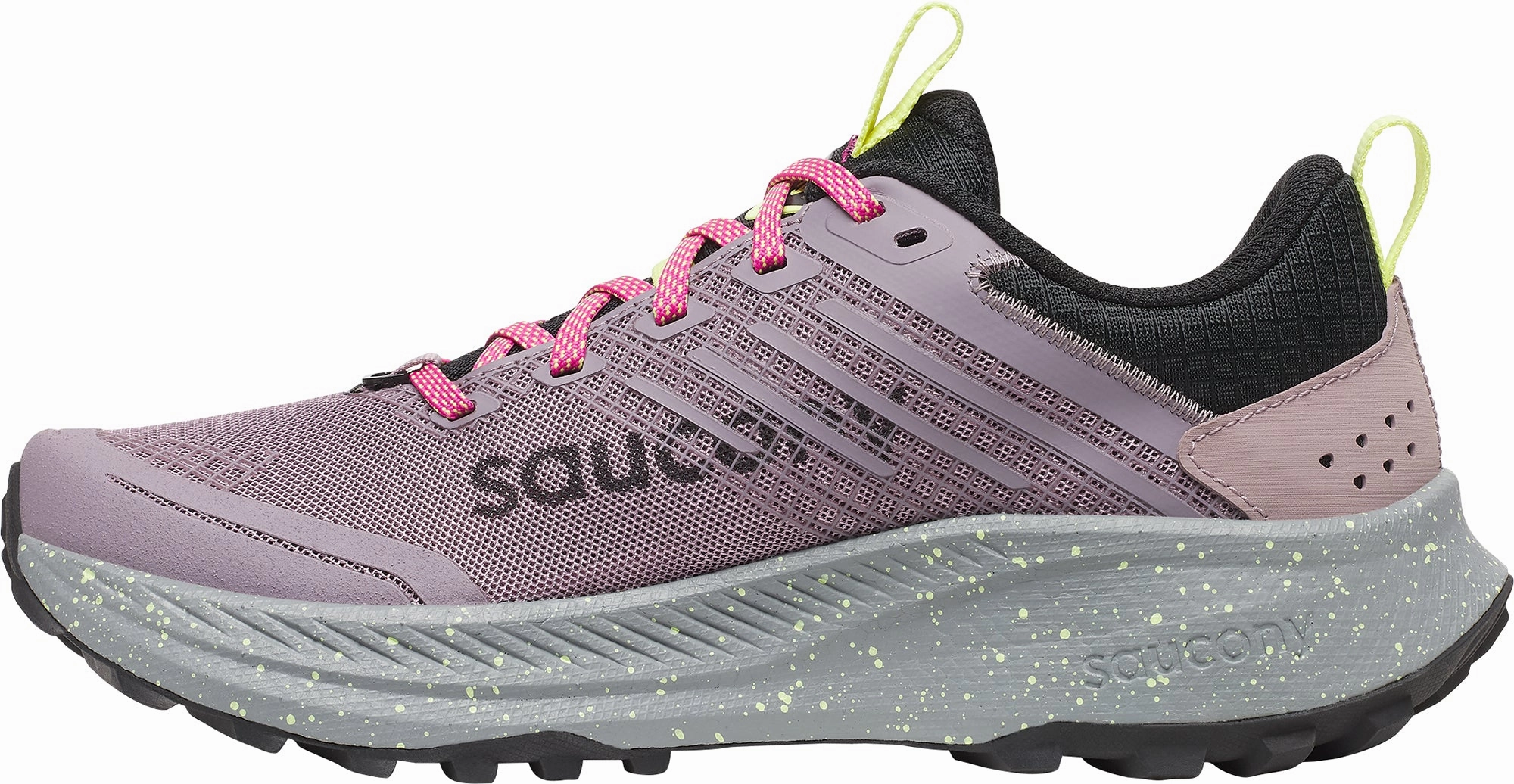 men's sports shoes Energy Capture Pads Saucony Ride TR2 Womens Trail Running Shoes - Purple
