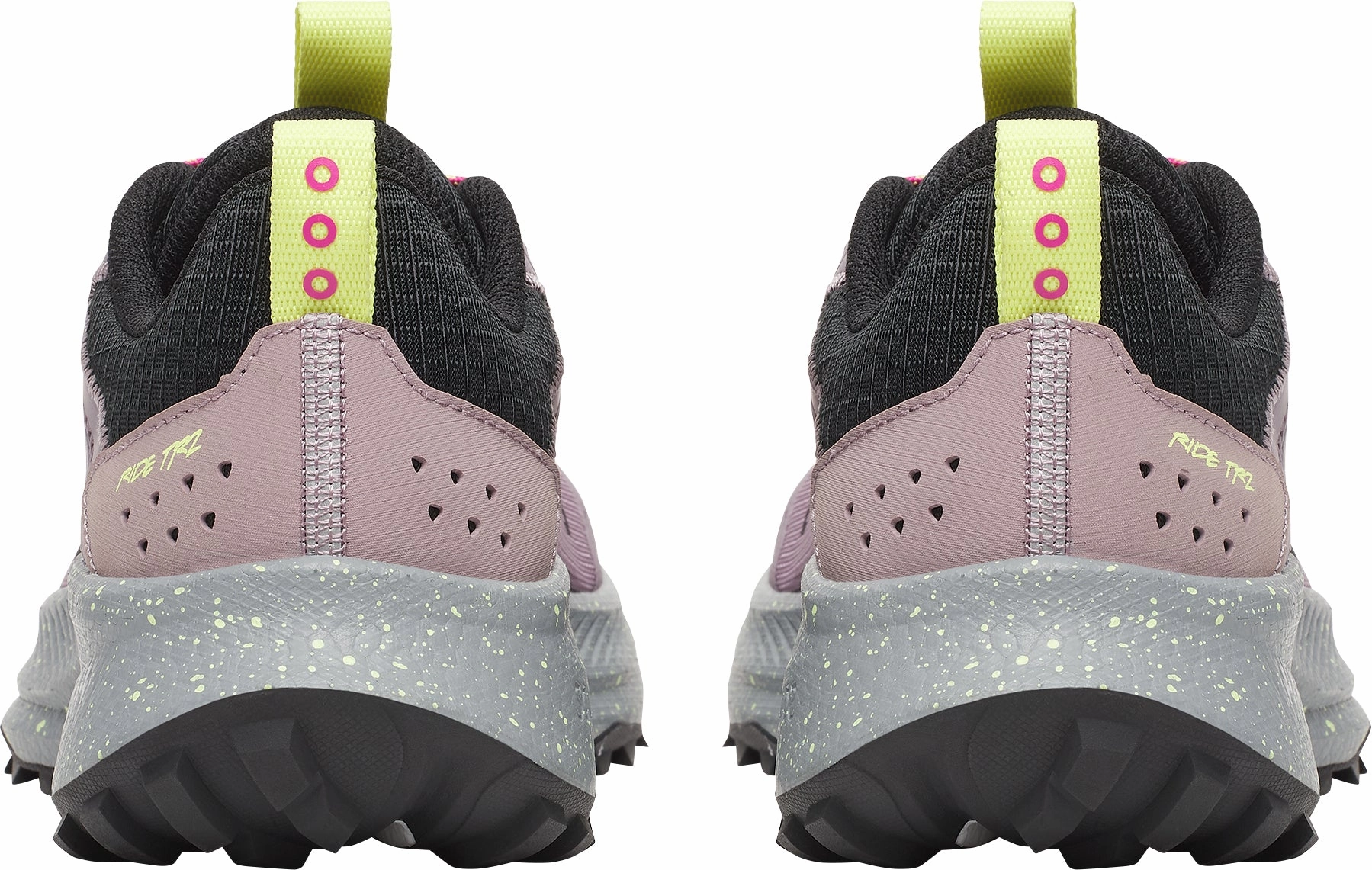 Saucony Ride TR2 Womens Trail Running Shoes - Purple Comfortable Straps