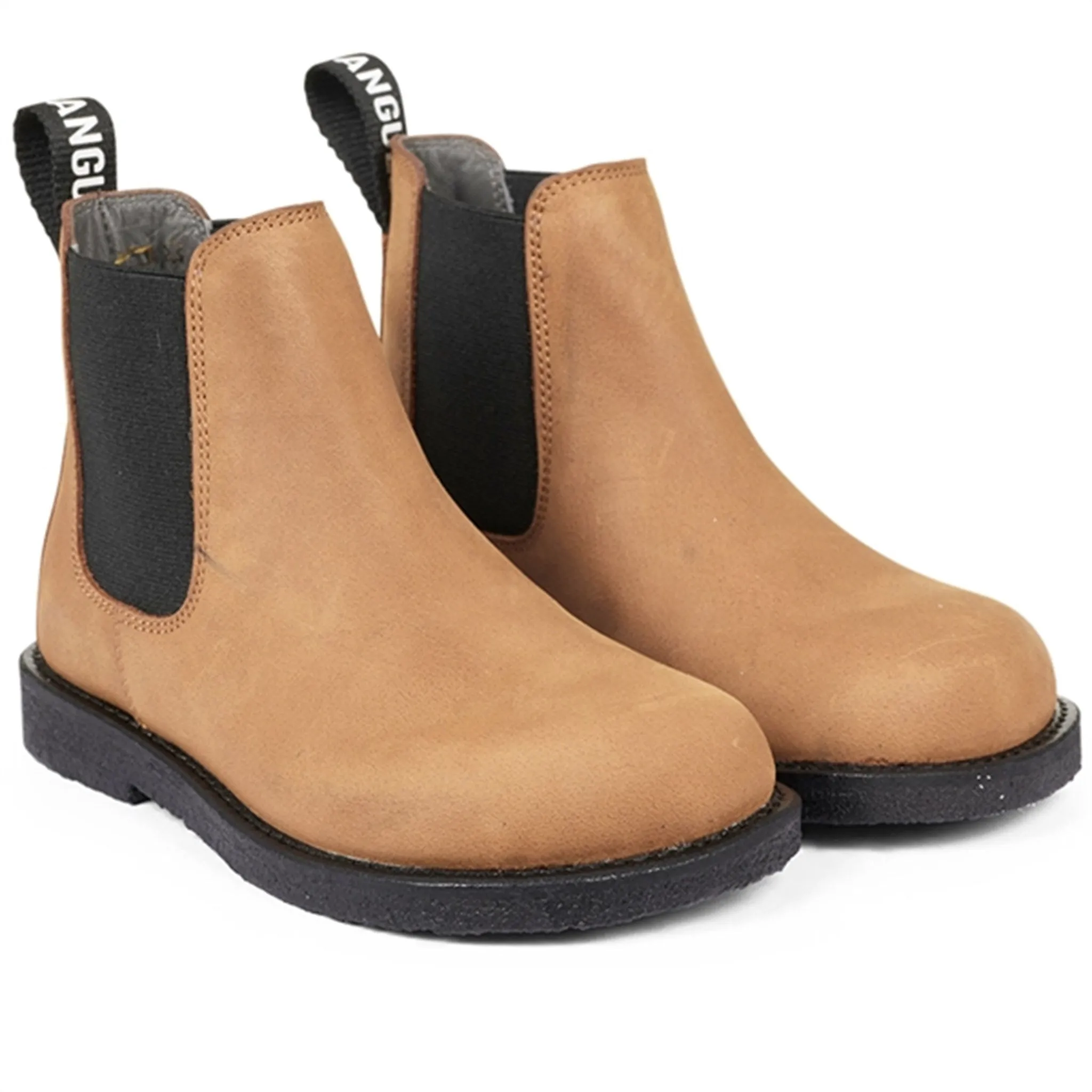 All Terrain Grip Walking Angulus Chelsea Boots Dark Cognac/Black Elastic