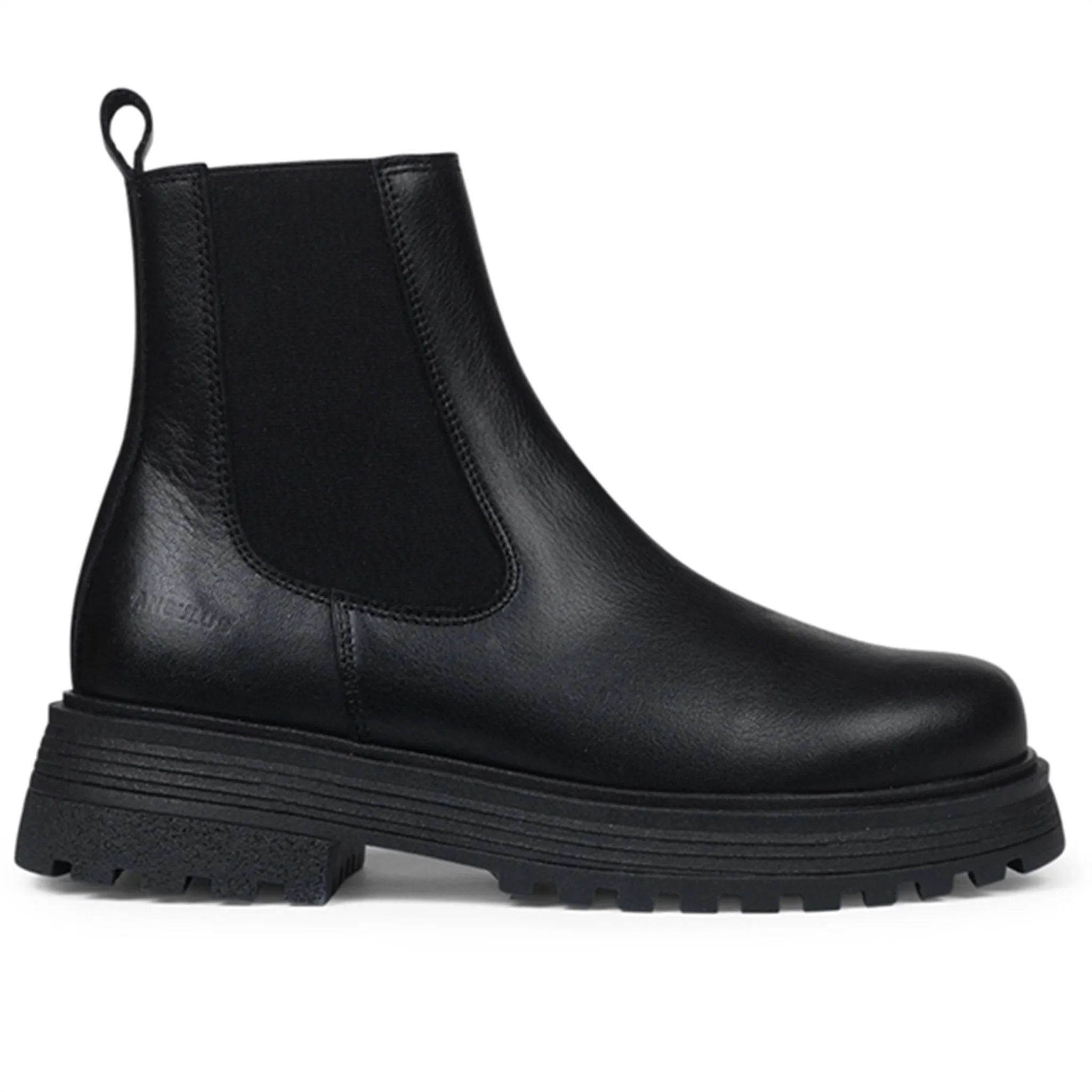 Hard wearing Angulus Chelsea Boots With Track Sole Black/Black