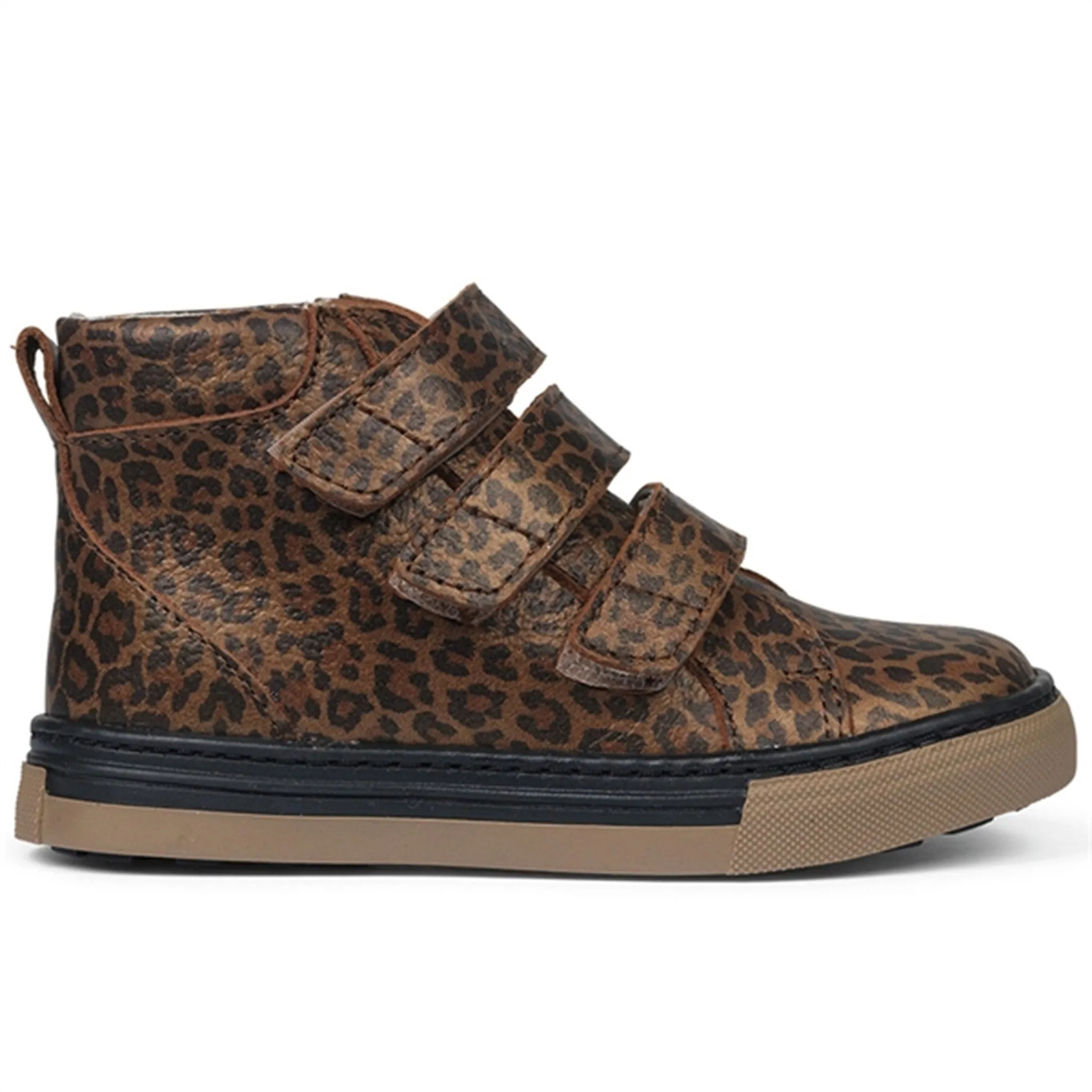 Angulus Tex Sneaker w Velcro Brown Leo Secure Style