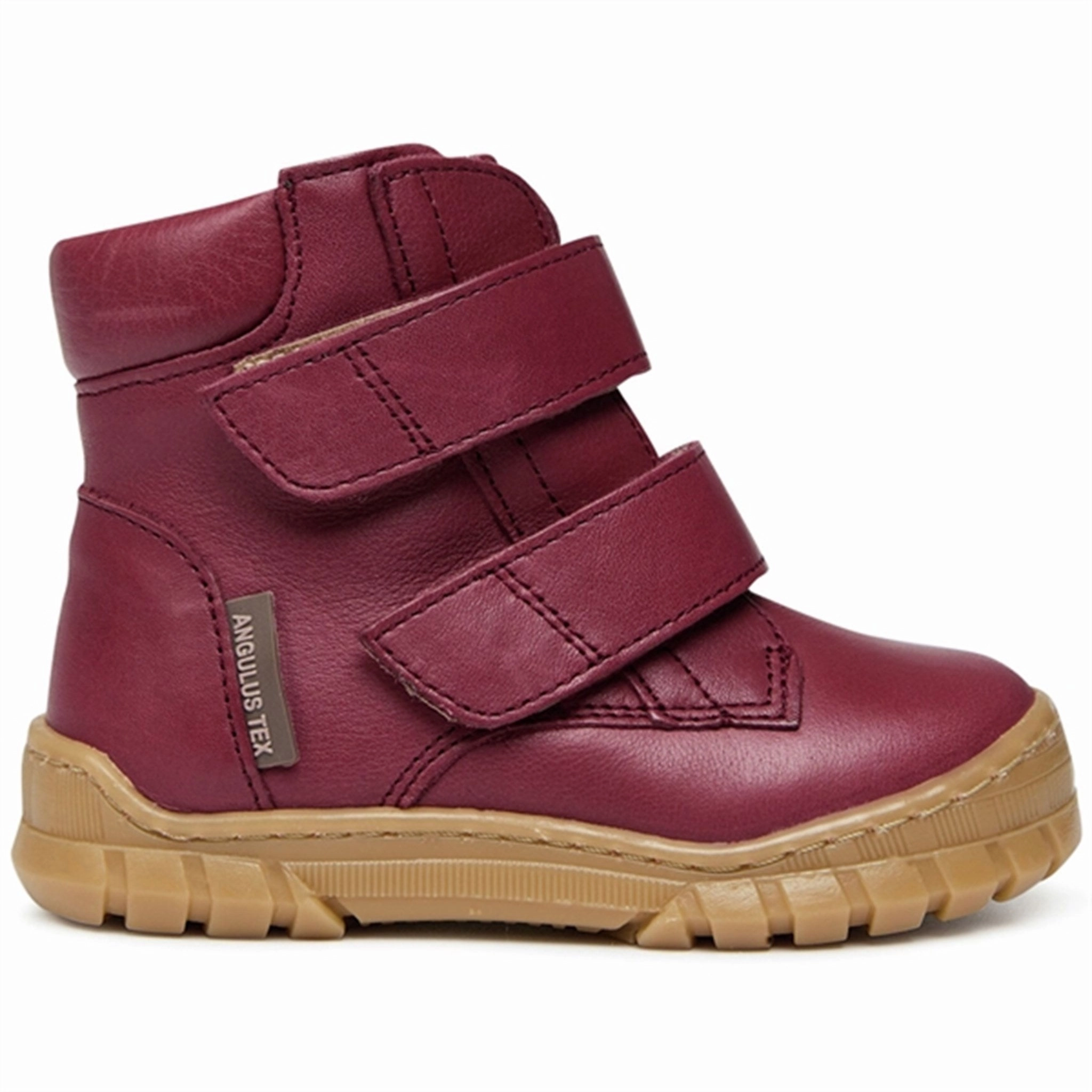 All-Weather Wear Angulus Beginner Tex Boots w Velcro Plum
