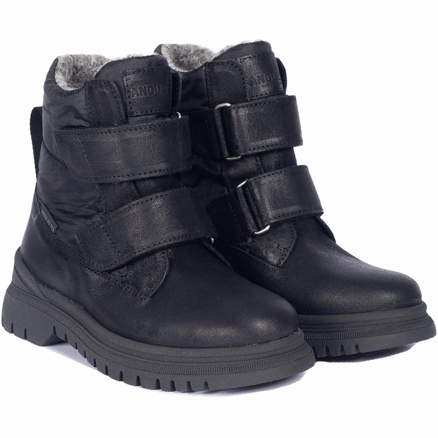 Angulus Black/Black Recycled Ripstop Tex-undefinedst?vle Med LAndostrop All Day Wear