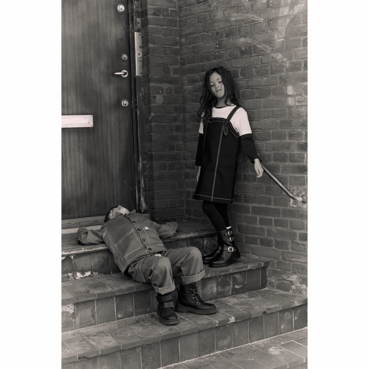 Angulus Black Tex boot with rivets, buckles and zipper Insulated Urban Commute Trail Strength