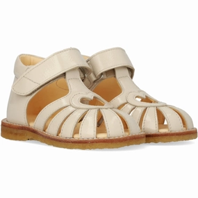 Angulus Buttermilk Beginner Hjertesandal Med Velcro Closure Non-Slip Grip