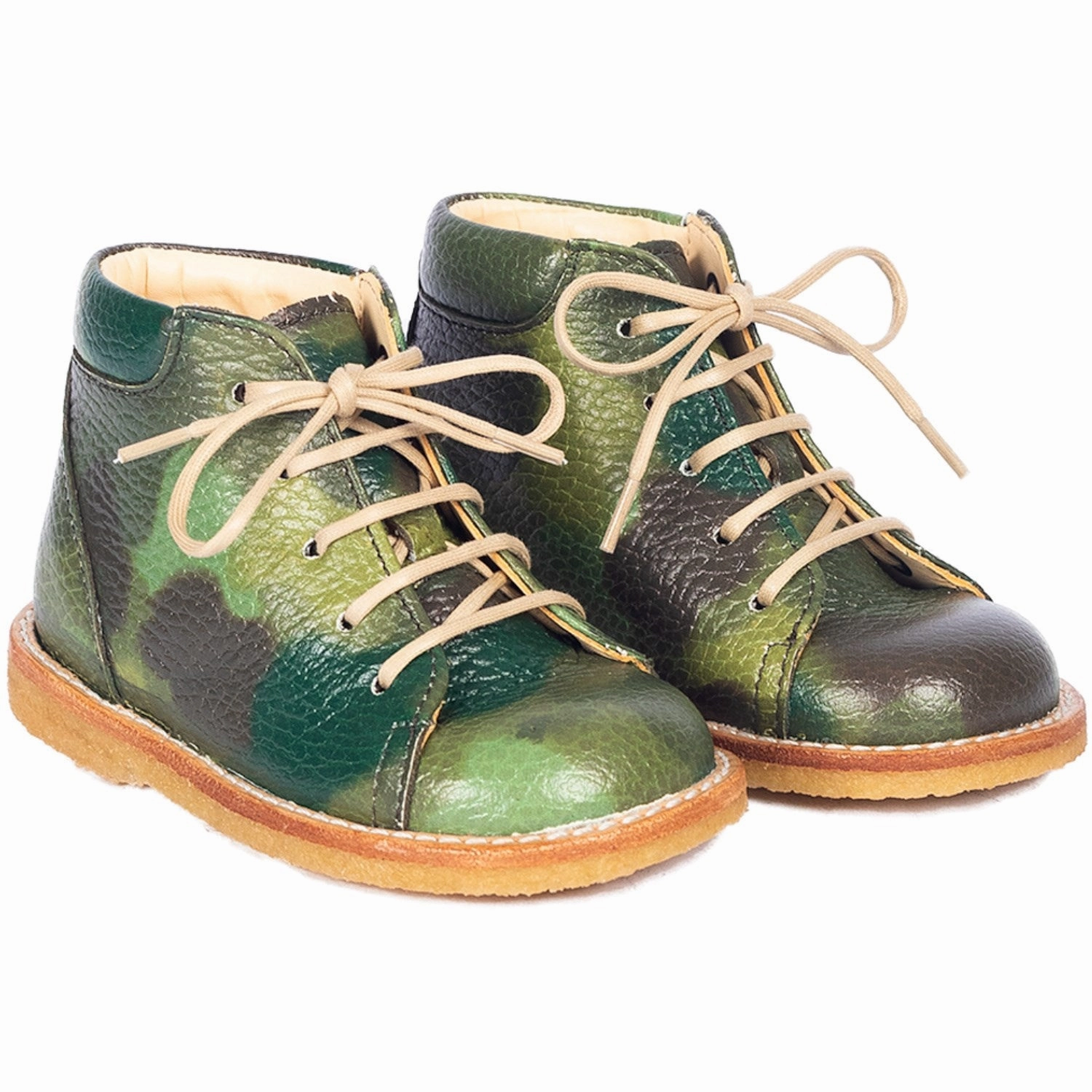 Quick Action College Style Angulus Camo Print Klassisk undefined undefinedsko Med Print