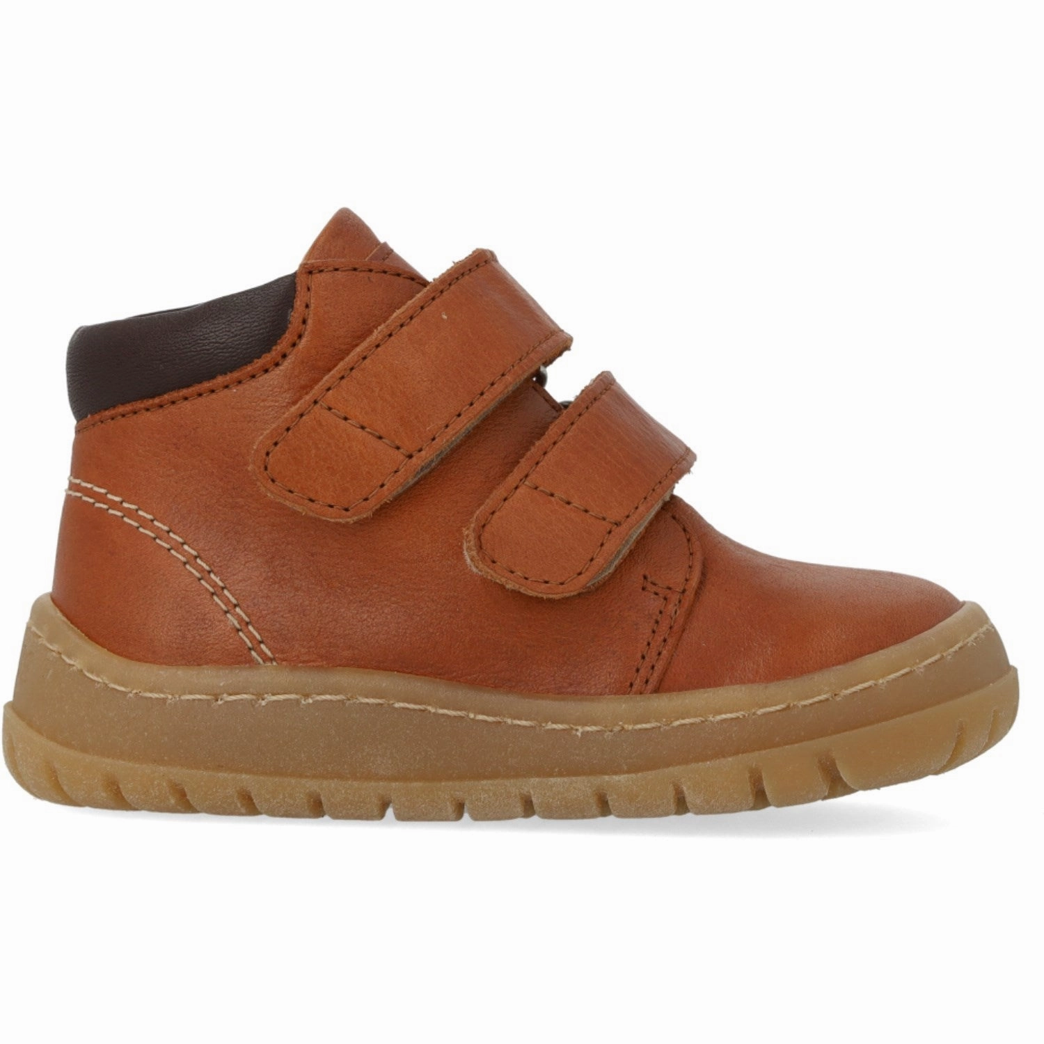 Angulus CAndnac/Tan/Dark Brown Beginner Mid-Cut Sneaker Quick lace