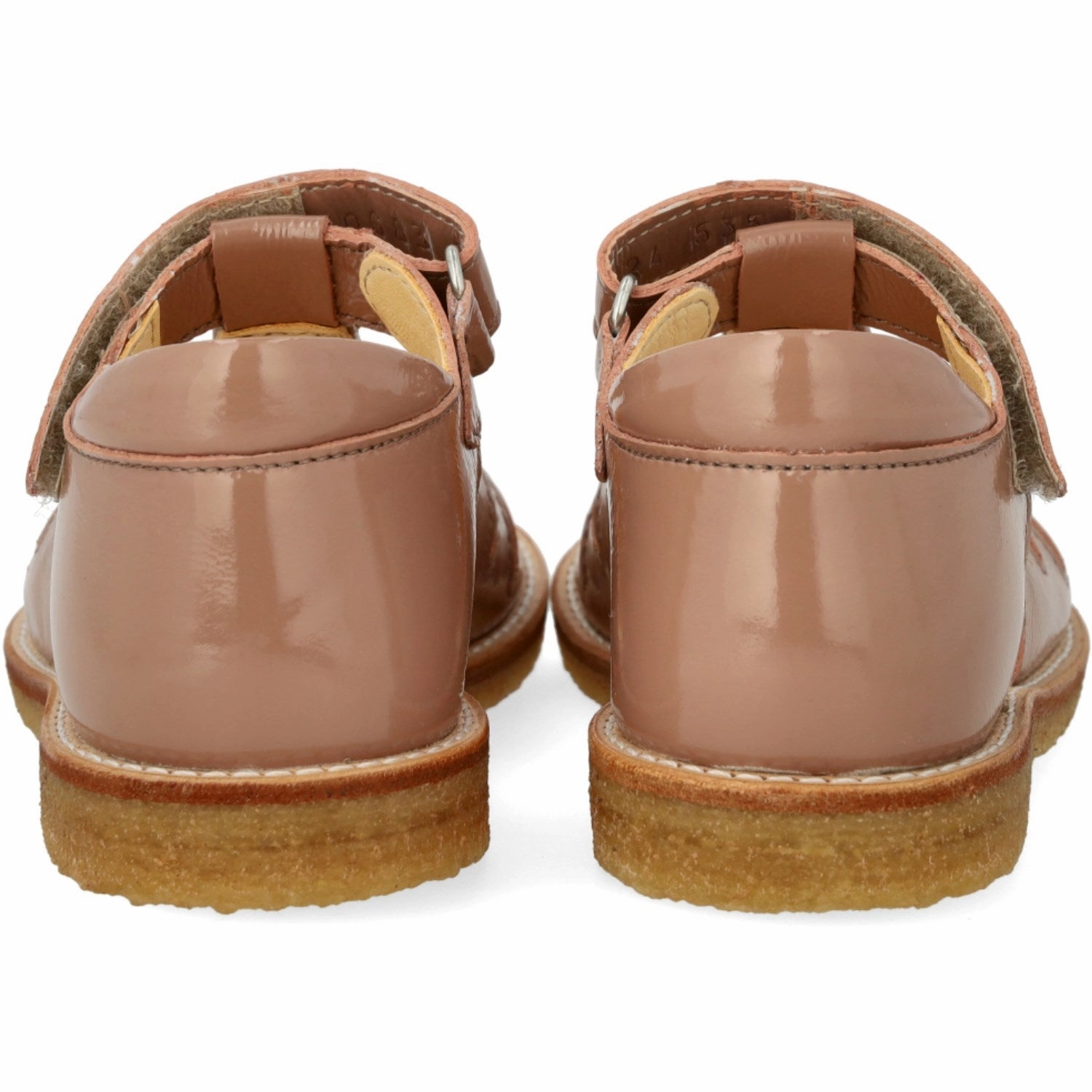 Angulus Clay/Clay Glitter Sandal with Drop Detail in Sparkling Glitter Comfortable beach sandals