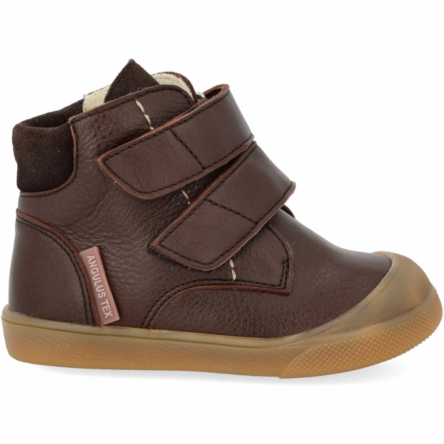 Comfortable Arch Support Protective Finish Nature Lover Angulus Dark Brown/Dark Brown Child's first TEX Winter Boot