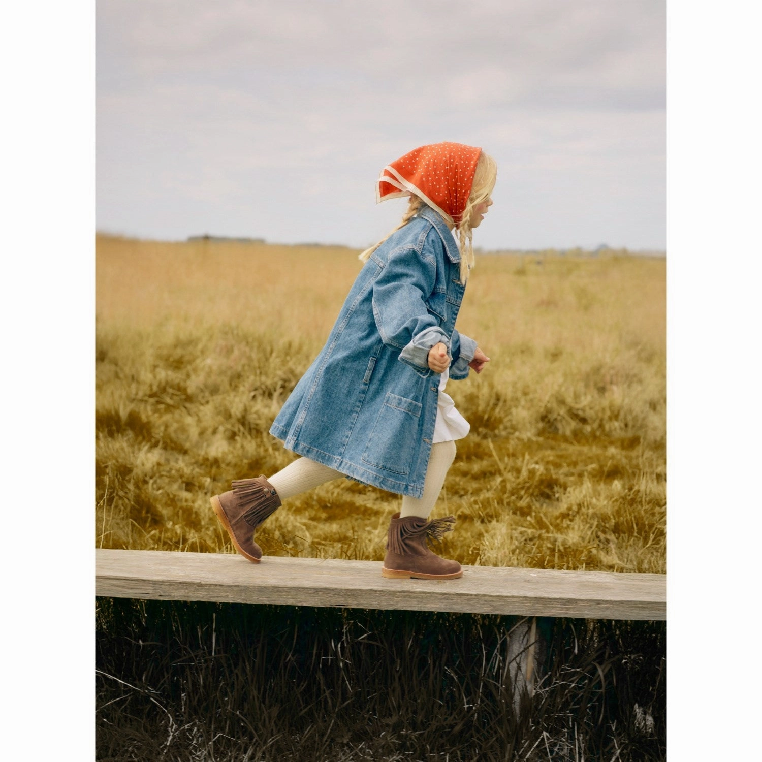 Seamless Comfort Trail Runner Quick Fit Angulus Dark Taupe Fringed Cowboy Boot with Embroidery