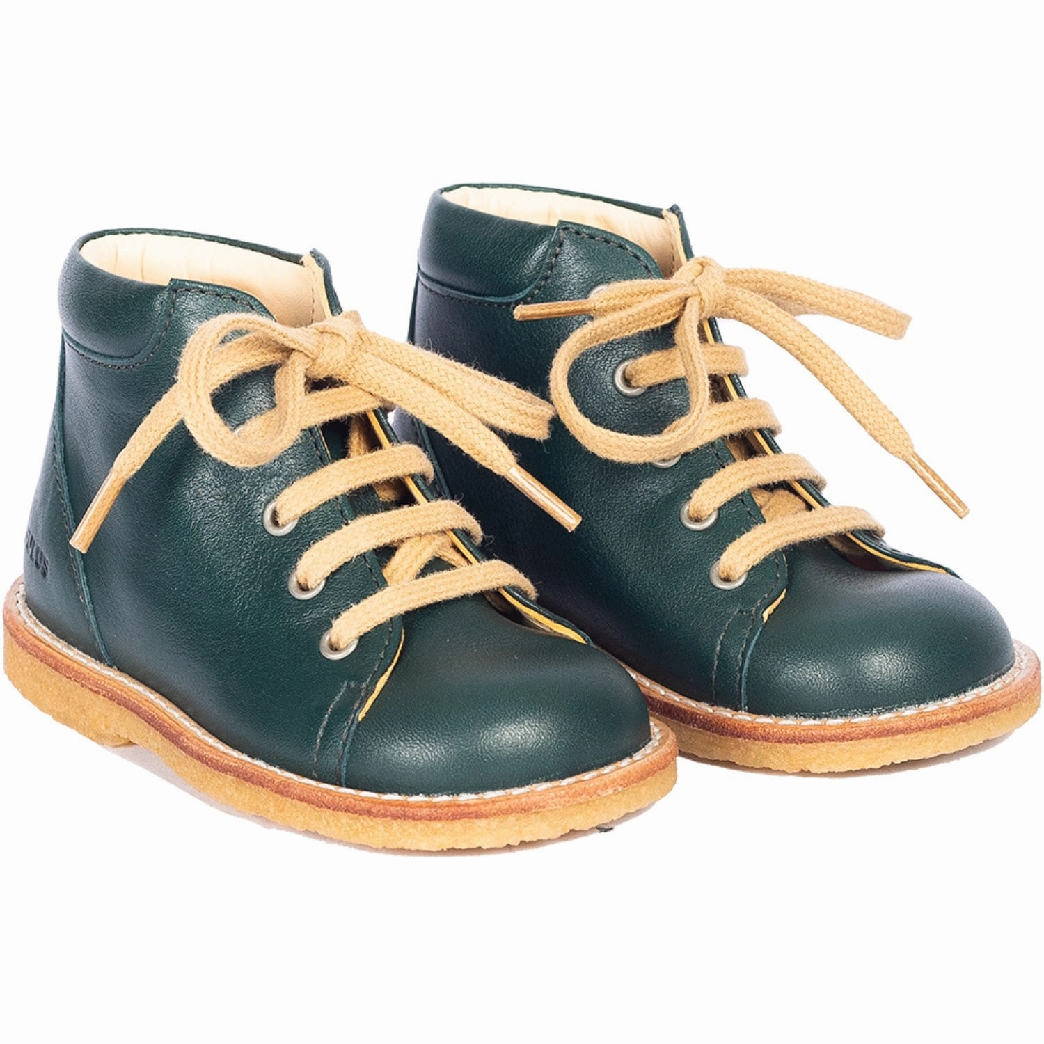 Angulus Deep Teal Classic Lace-up Shoes Student wear