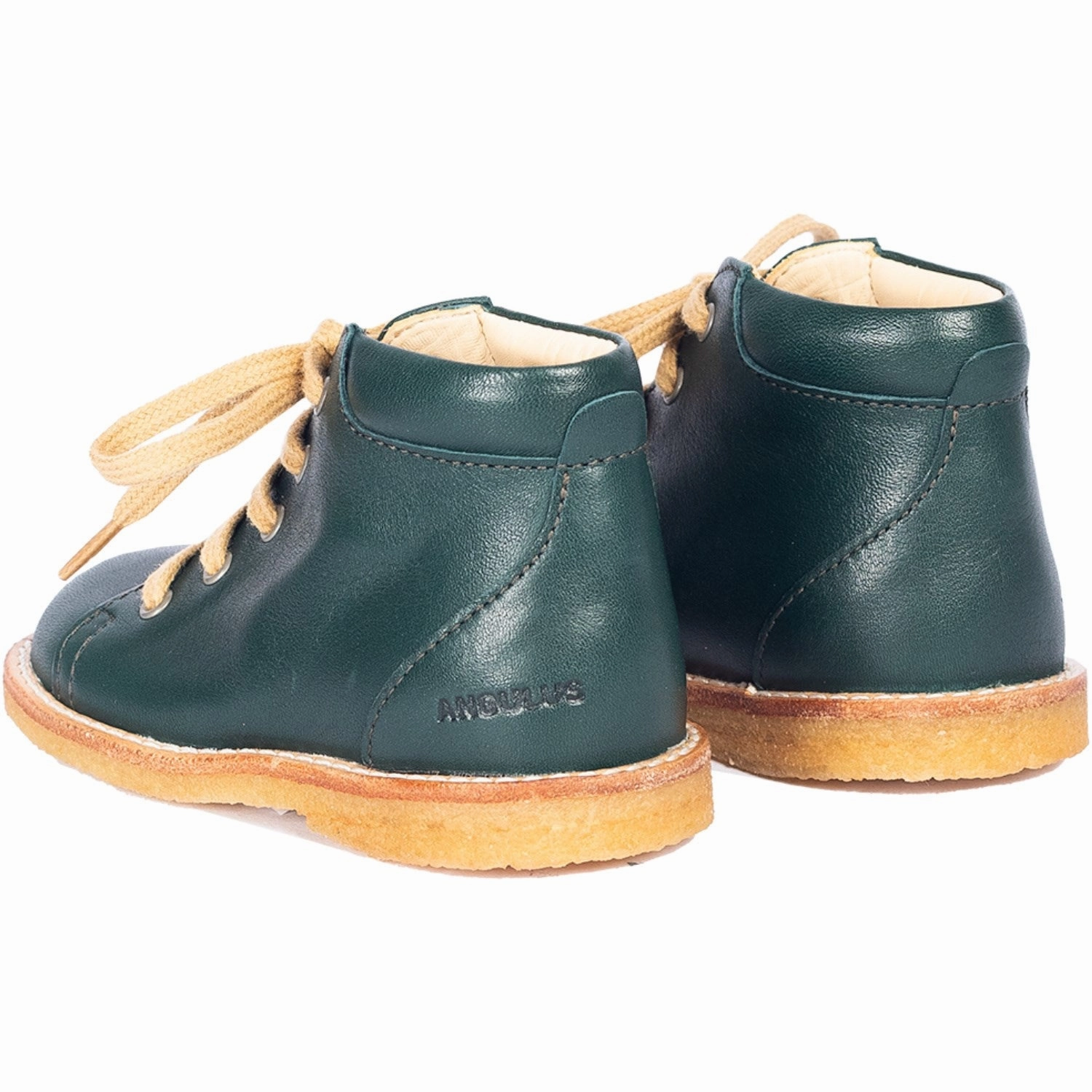 All Round Use Wedges Angulus Deep Teal Classic Lace-up Shoes