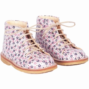 Superior Cushioning Heel Hug Angulus Heather Flowers Classic Beginner Print Lace-up