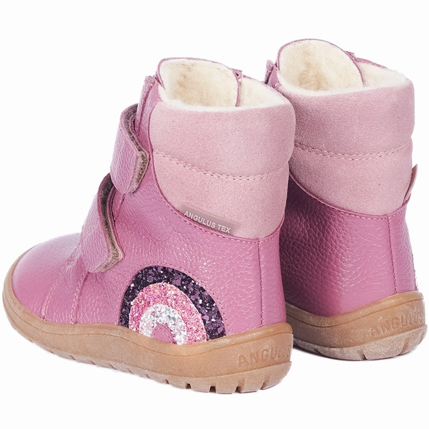 Angulus Heather/Mauve/Glitter Tex Boot with sparkling glitter rainbow Stable Structure Fashion Guy