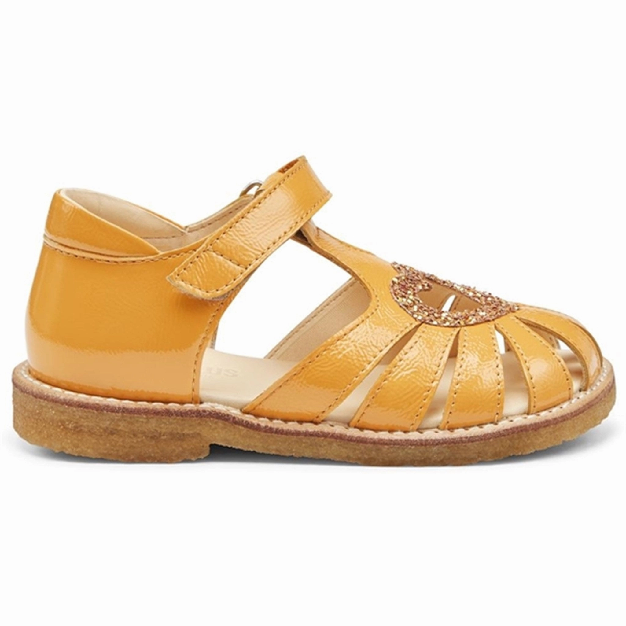 Angulus Hjerte Sandals Manderin/Manderin Glitter Hiking