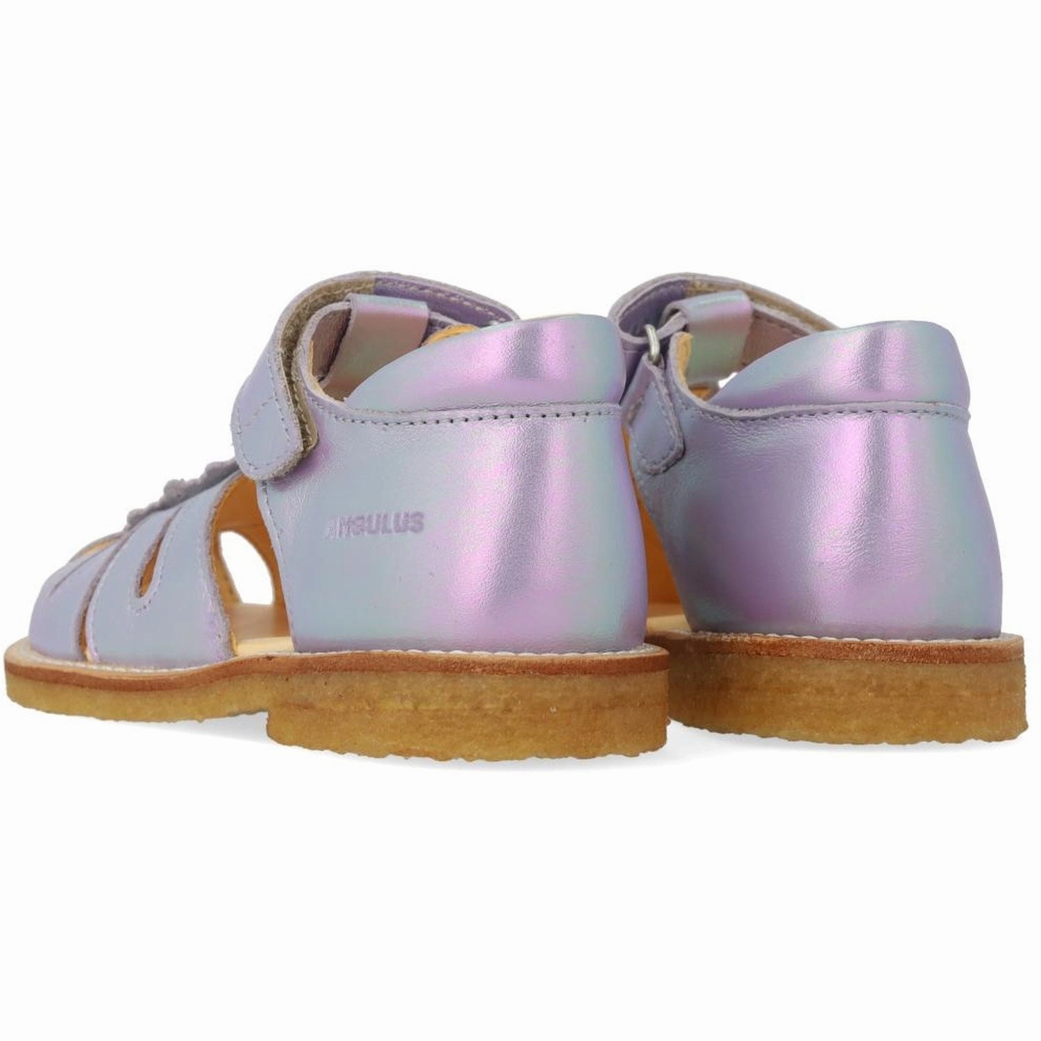 Angulus Iridescent Lilac Shine Sandal Med Dr?bedetalje Walking