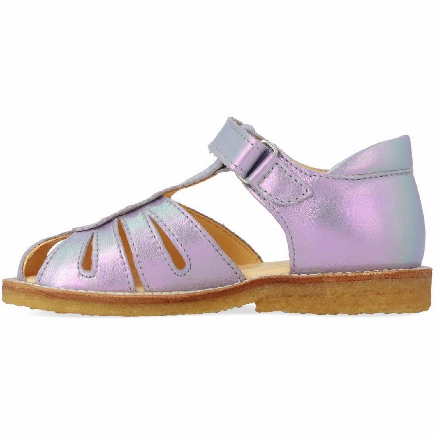 Angulus Iridescent Lilac Shine Sandal Med Dr?bedetalje Quick Fit Comfort Wear