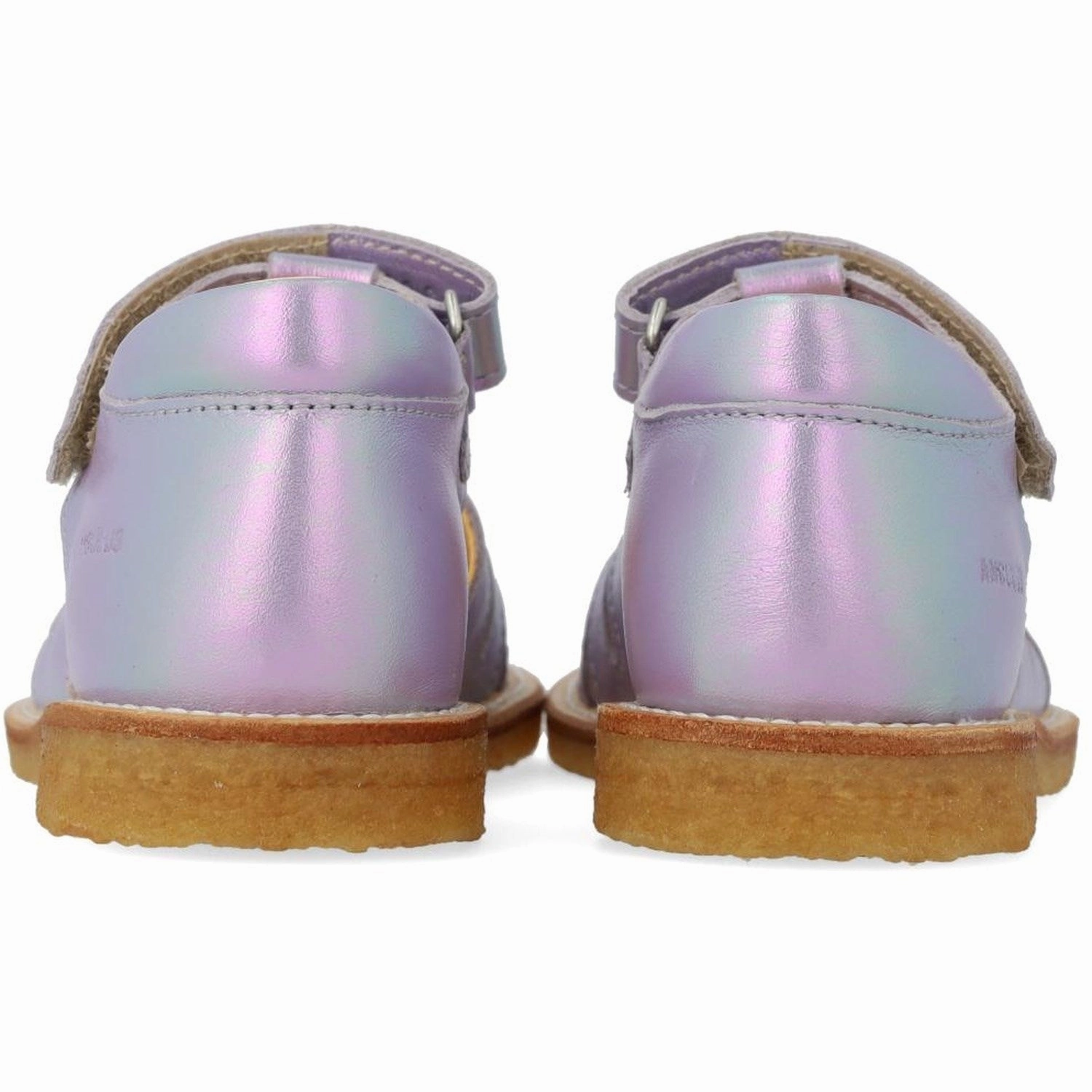 Angulus Iridescent Lilac Shine Sandal Med Dr?bedetalje Fashion-Forward Design Comfortable Footwear for Summer