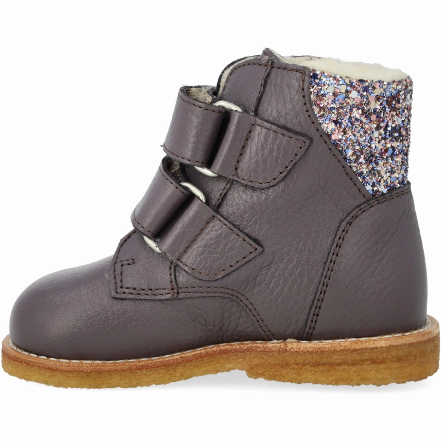 Angulus Lavender/Pastel Multi Glitter TEX Boot with Glitter and Velcro Closure Minimal Look