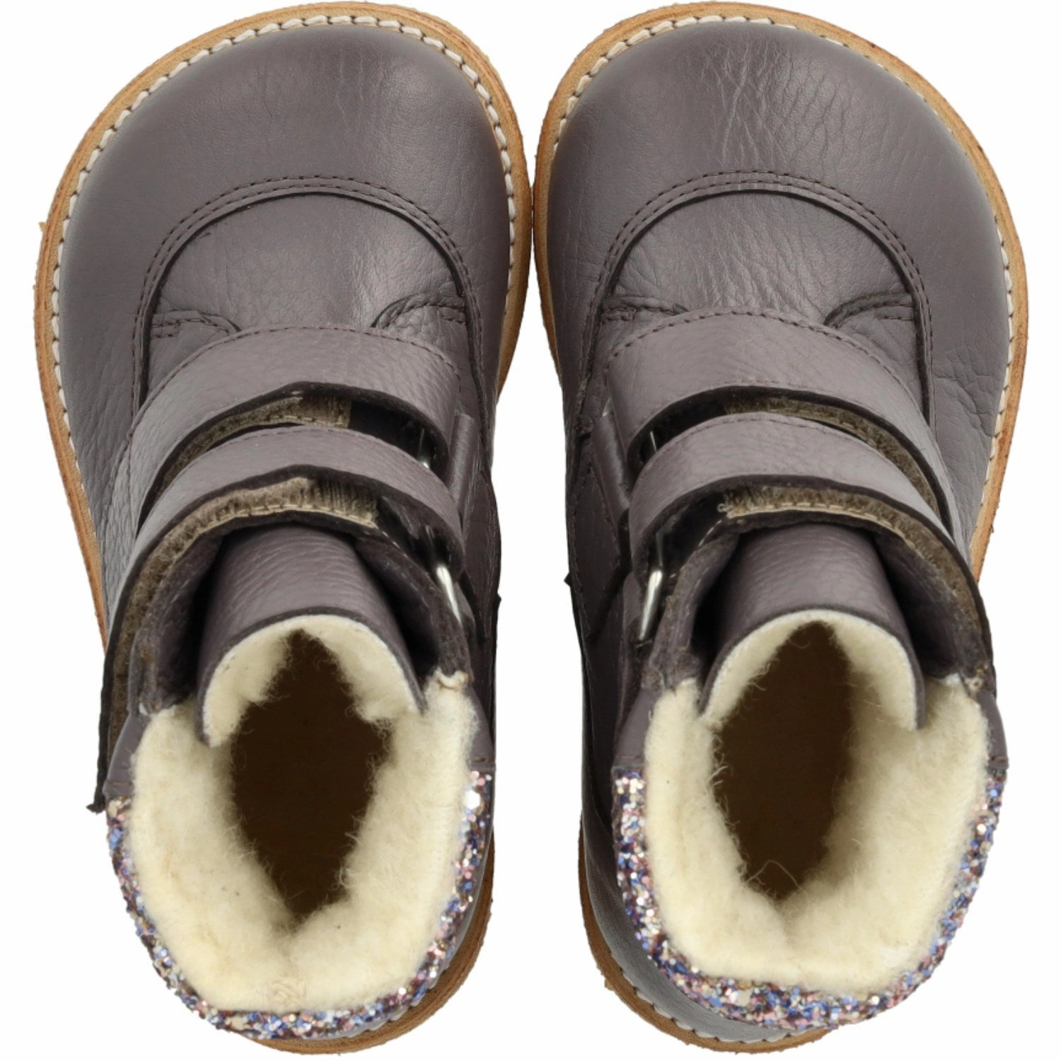 Angulus Lavender/Pastel Multi Glitter TEX Boot with Glitter and Velcro Anti Odor Rural Traveler Mud Resistant Weekend Wanderer