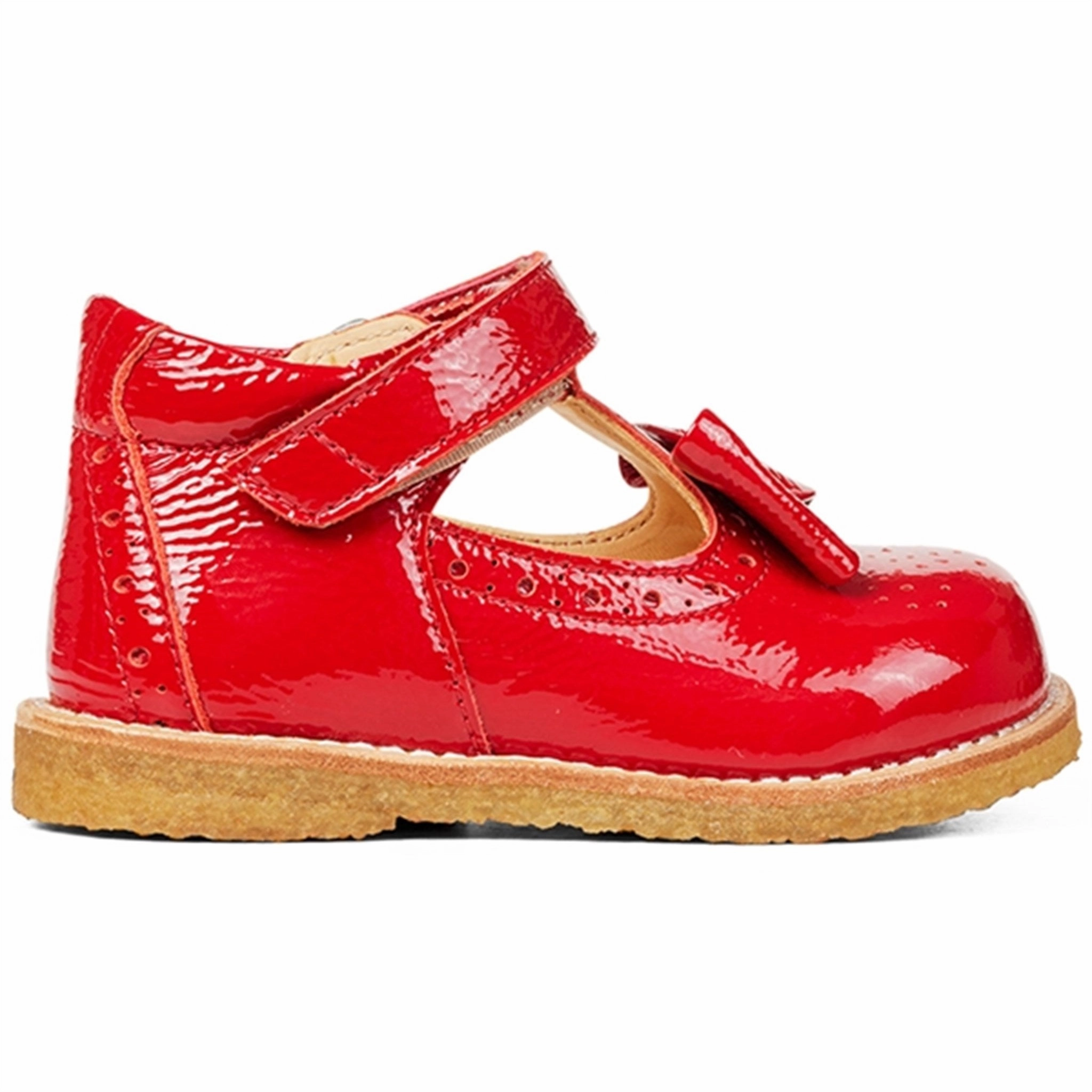 Weekend Comfort Canyon Path Angulus Mary Janes With Bow Dark Red