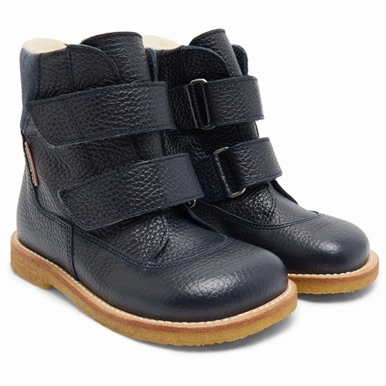 Abrasion Resistant Materials Water-resistant Angulus Navy/Blue FAnd Tex-Boot Med Velcro Closure