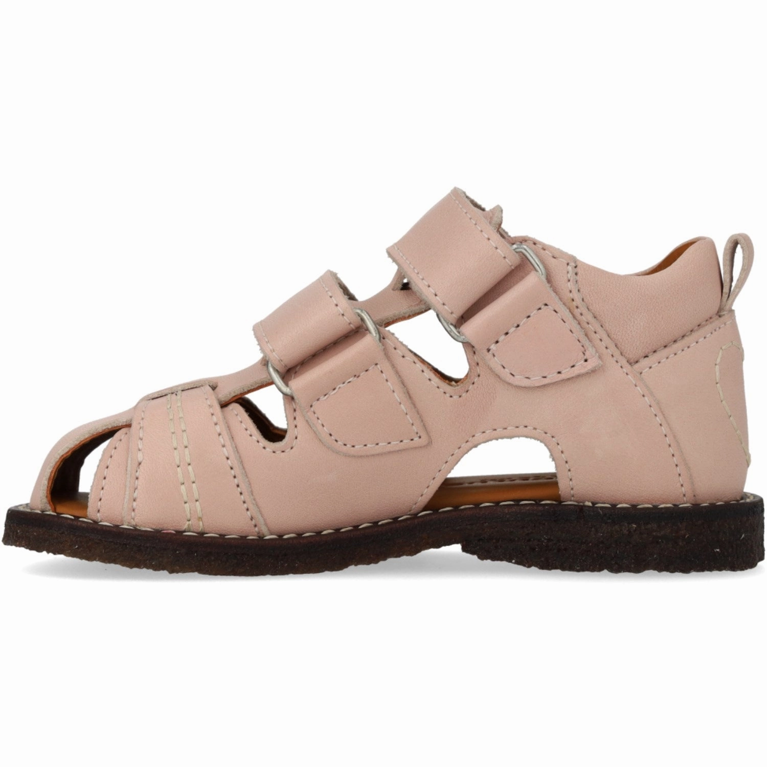 Angulus Rosebud Beginner Sandal Med Kontrast Hjertebroderi Seaside Stroll Camp Day