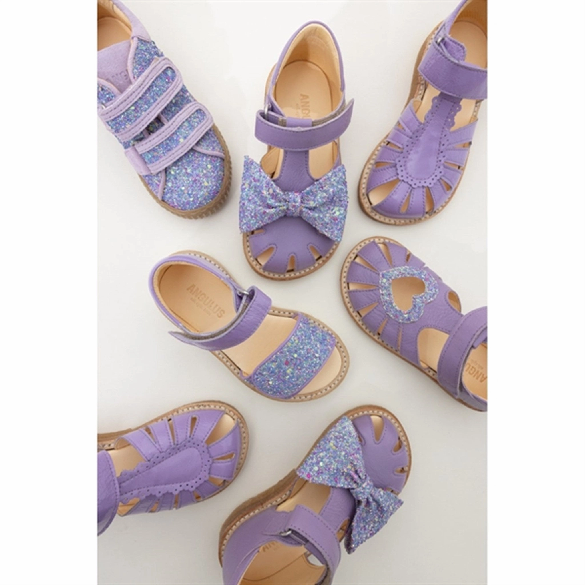 Modern Angulus Sandals Lilac