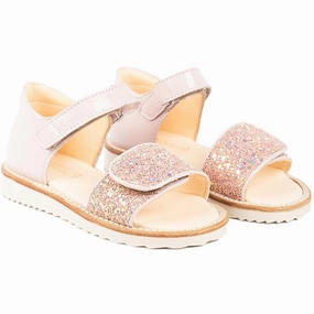 Beach Ready Fit Angulus Sandals Pale Rose/Rose Glitter