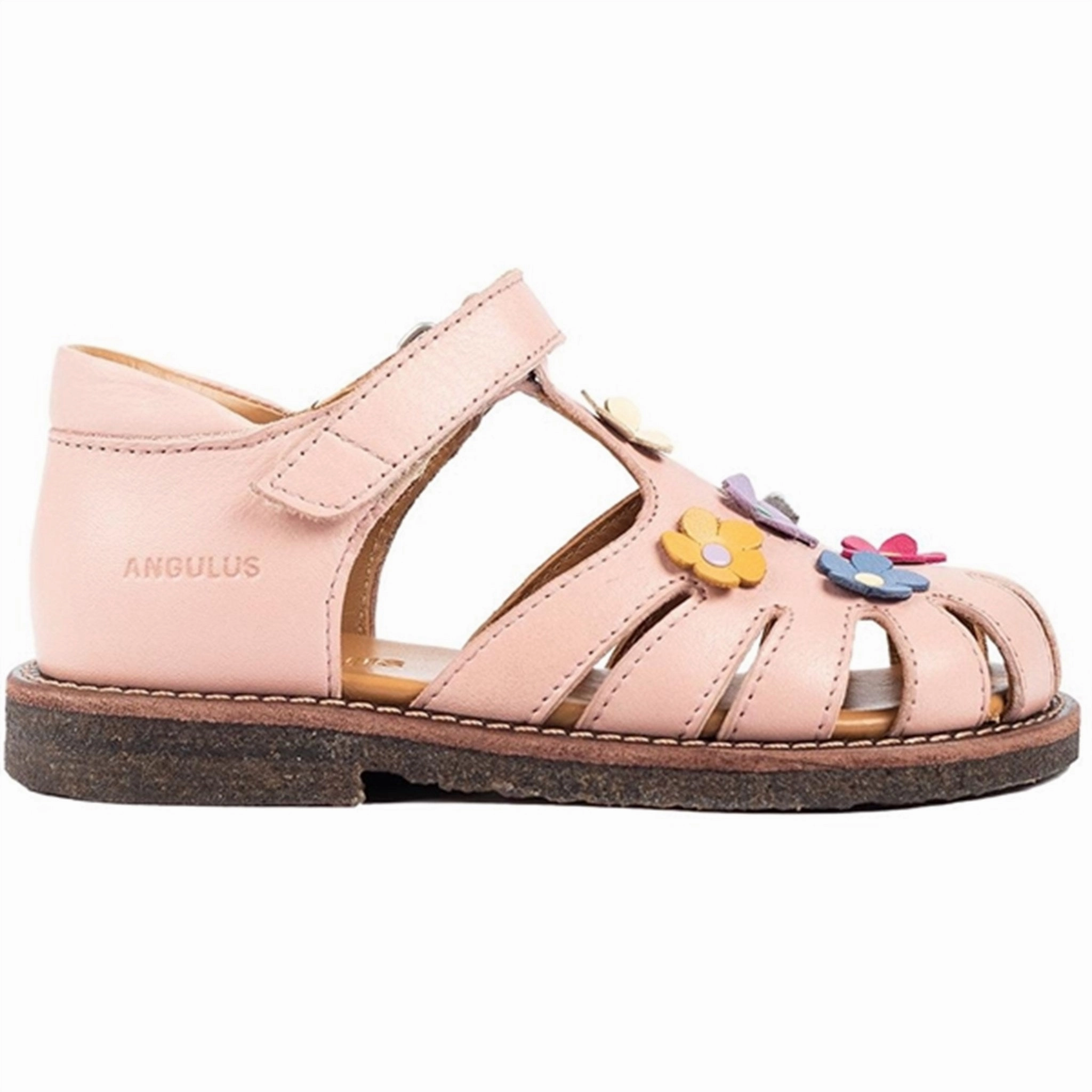 Stylish Travel Flats Relaxing Shoes Angulus Sandals Rose
