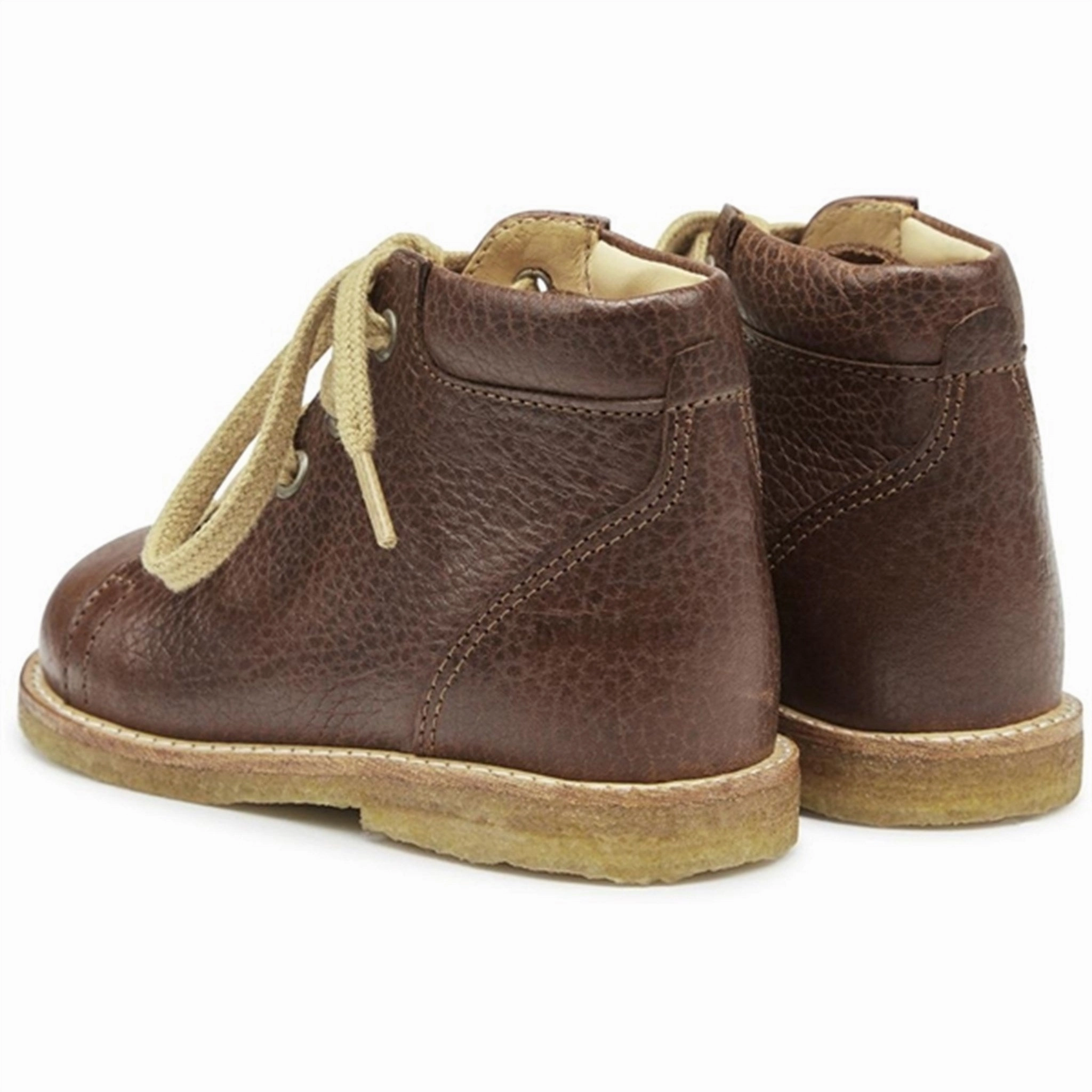 Angulus Shoe With Laces Cognac PU Sole