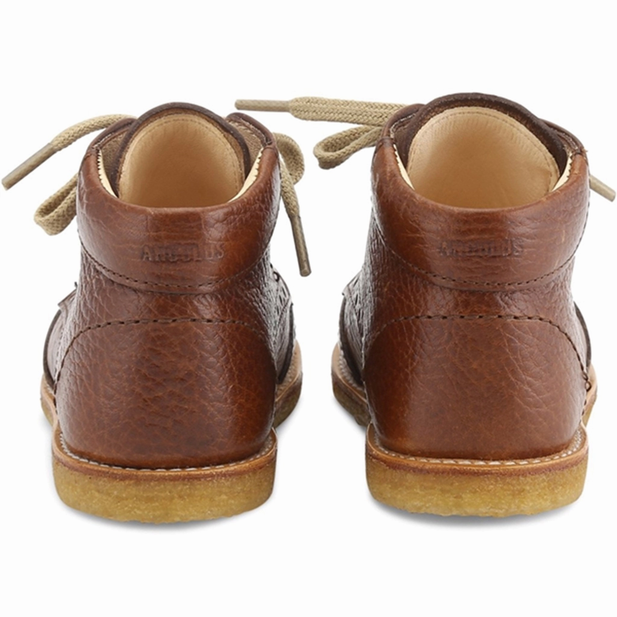 Flex Technology Angulus Shoe With Laces Cognac